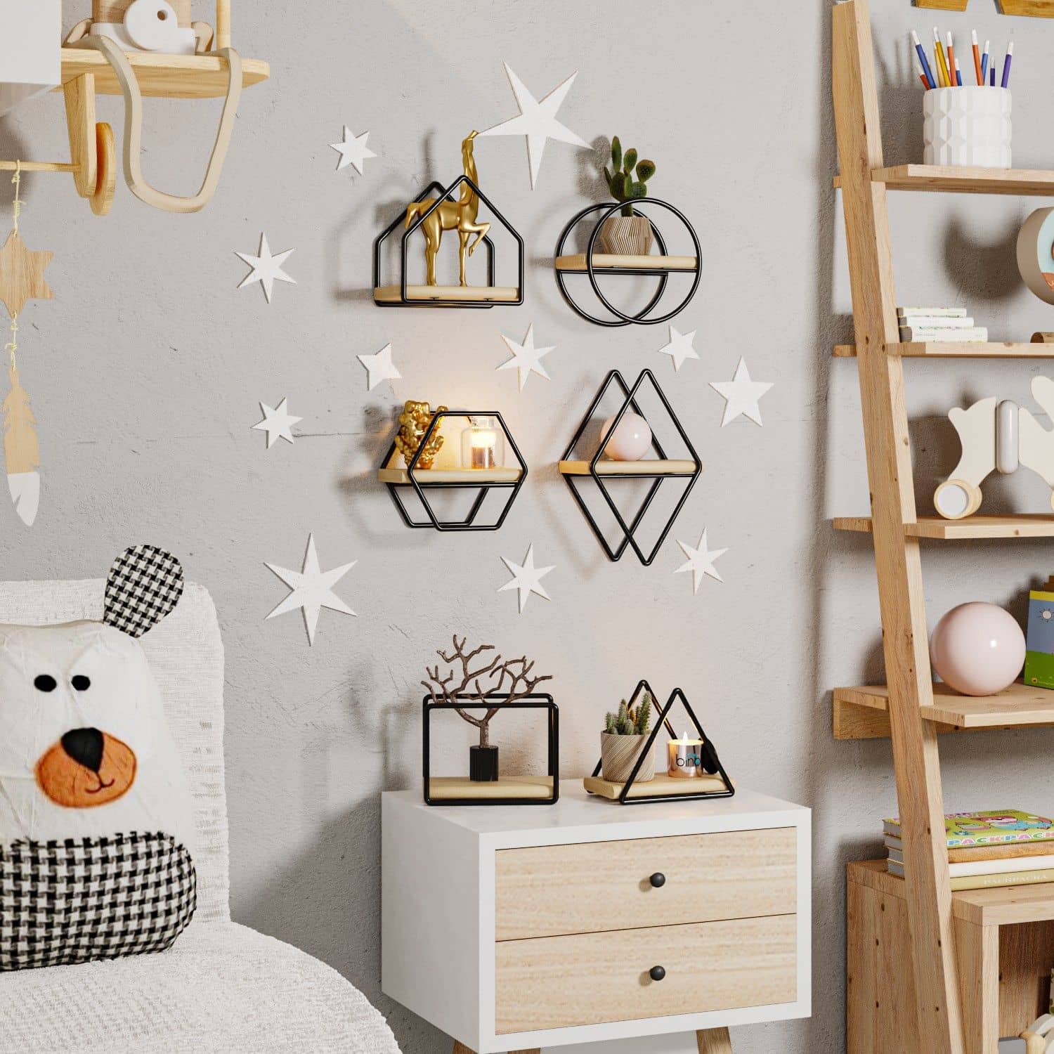 Raflar - 6er Set Wandregal Raflar - 6er Set Wandregal