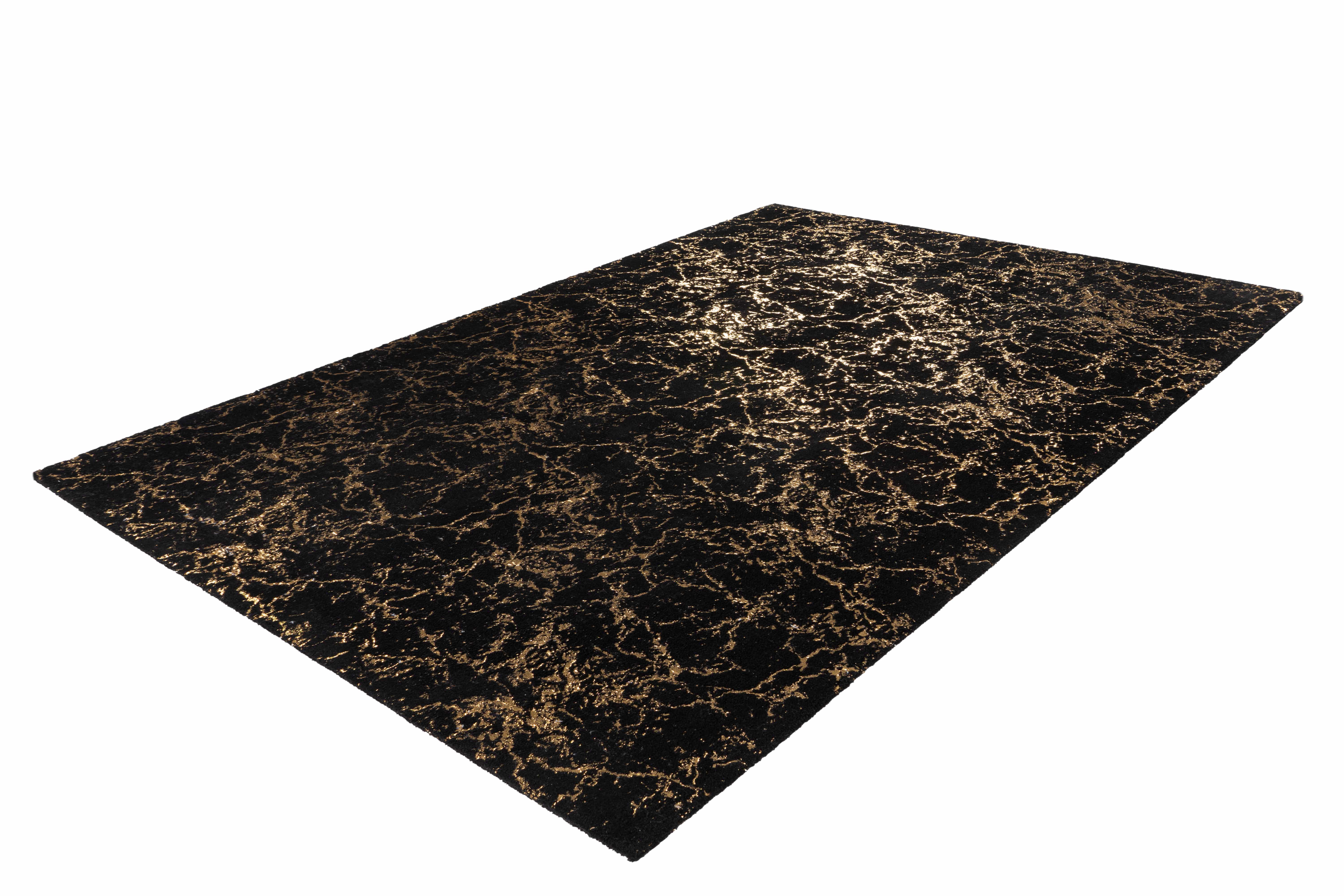 Bijou 225 Schwarz / Gold 80cm x 150cm Bijou 225 Schwarz / Gold 80cm x 150cm