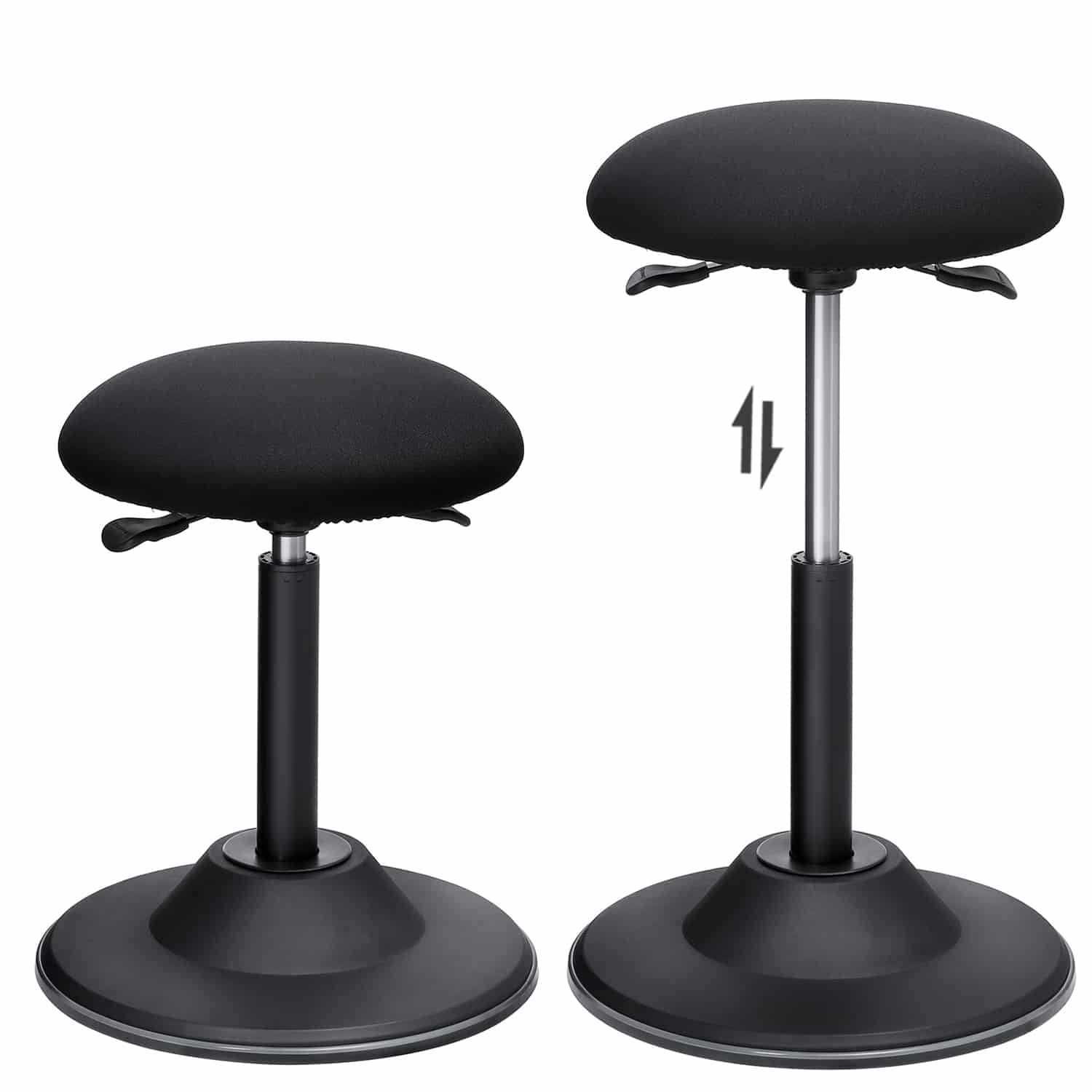 Höhenverstellbarer Bürohocker Schwarz-OSC01BK Höhenverstellbarer Bürohocker Schwarz-OSC01BK