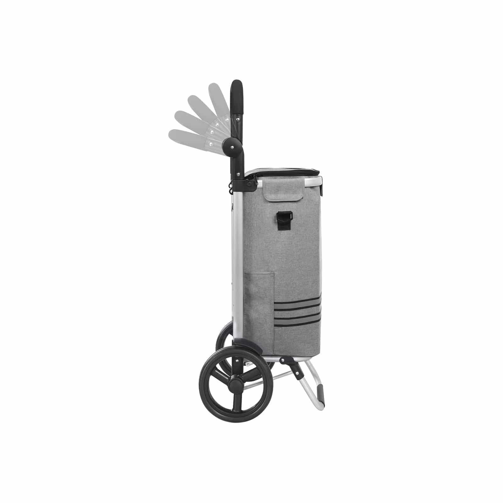 Klappbarer Einkaufstrolley Grau-B34KST02GY Klappbarer Einkaufstrolley Grau-B34KST02GY