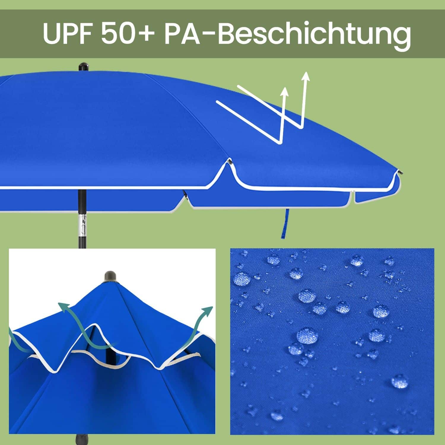 Sonnenschirm 160 cm, Sonnenschutz, UPF 50+ Sonnenschirm 160 cm, Sonnenschutz, UPF 50+