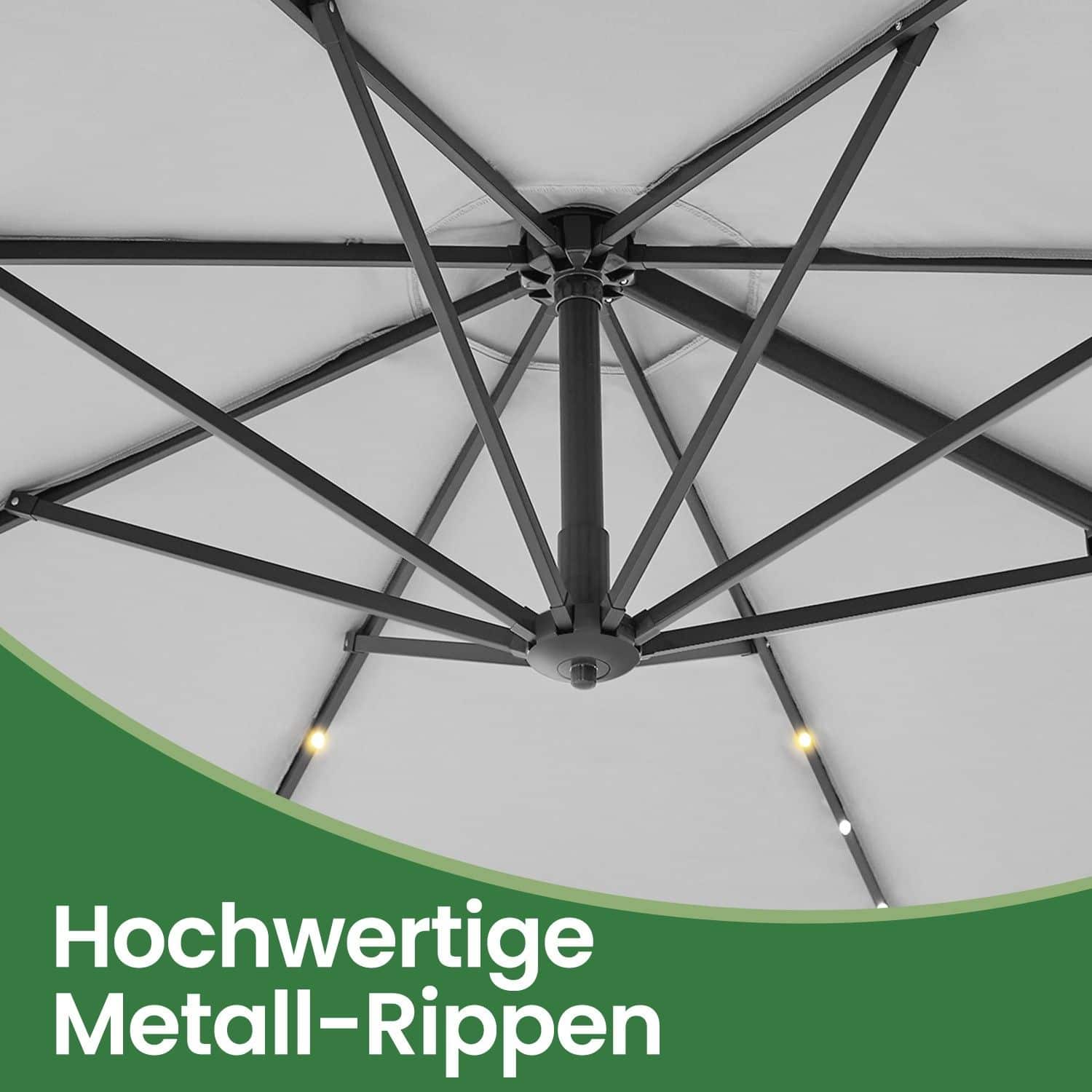 Sonnenschirm, Ampelschirm, 300 cm Sonnenschirm, Ampelschirm, 300 cm