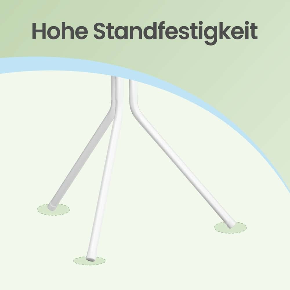 Garderobenständer aus Metall, Kleiderständer mit Haken, für Wohnzimmer