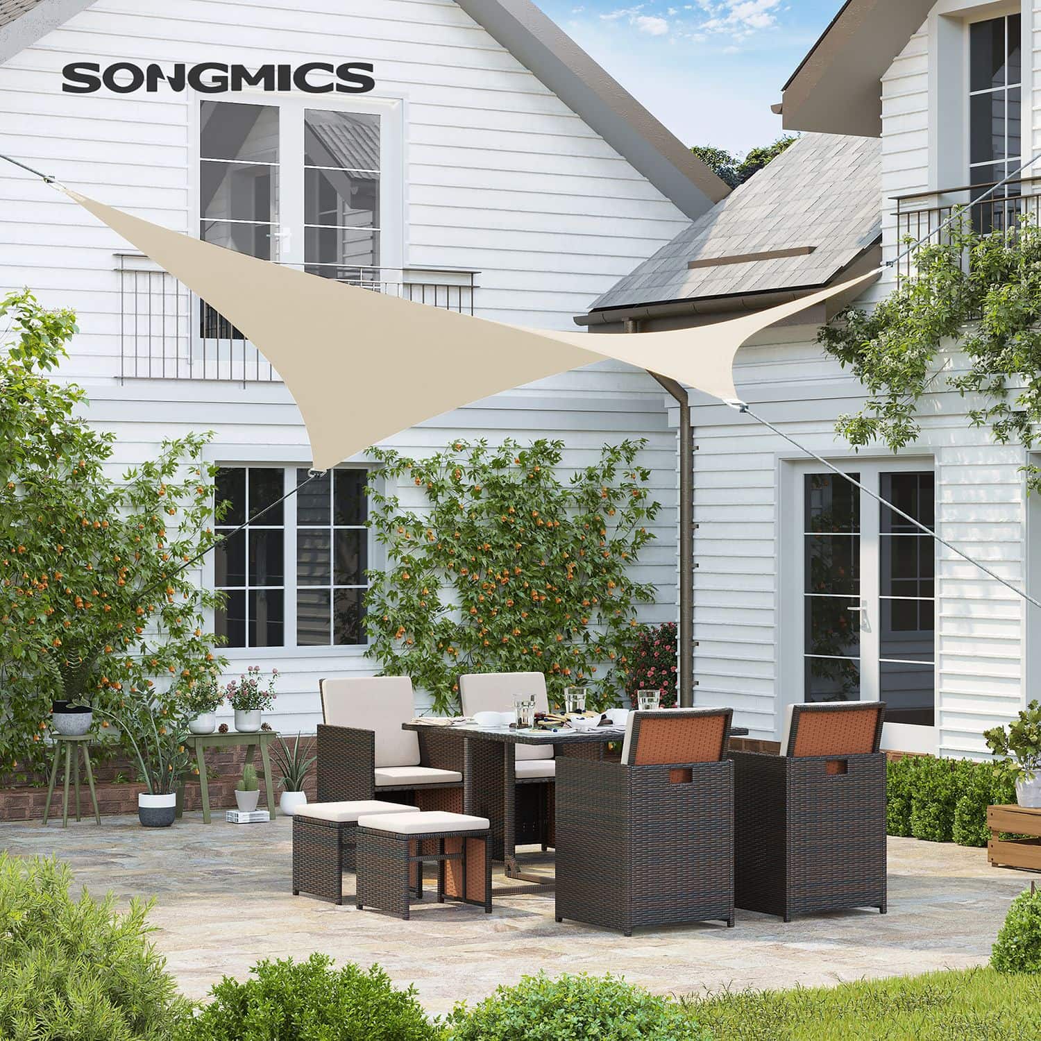 Sonnensegel 5 x 5 m für Terrasse-GSS55IV Sonnensegel 5 x 5 m für Terrasse-GSS55IV