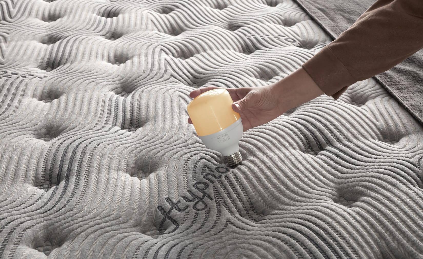 Boxspringbett Carlos in grau 140 x 200 - ABC Bedding Boxspringbett Carlos in grau 140 x 200 - ABC Bedding