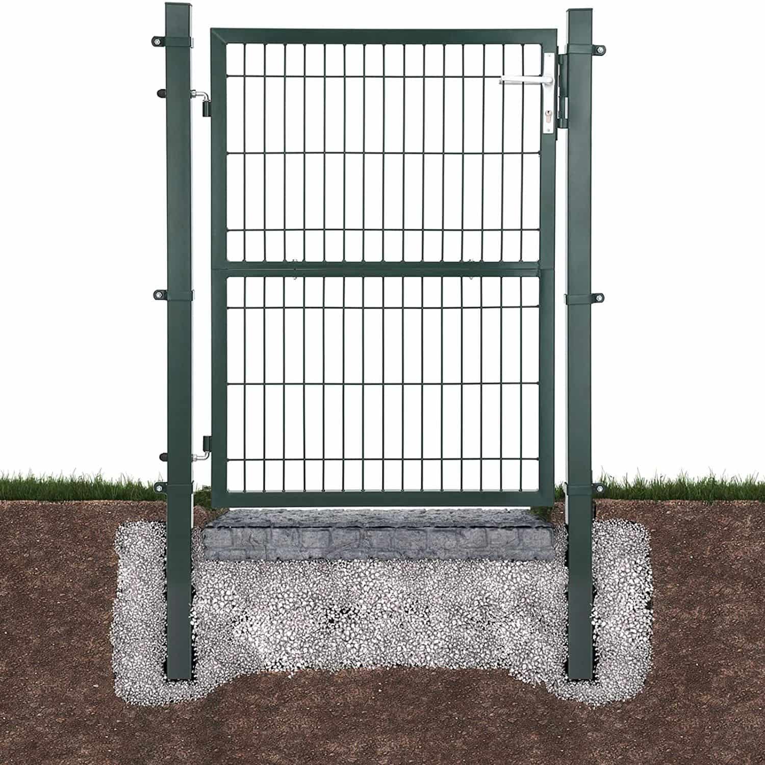 Gartentor 106 x 125 cm (L x H) aus verzinktem Stahl-GGD175L Gartentor 106 x 125 cm (L x H) aus verzinktem Stahl-GGD175L