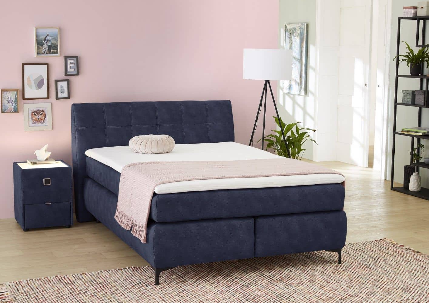 Boxspringbett Gitta 140x200 & 180x200 inklusive Topper– Jockenhöfer