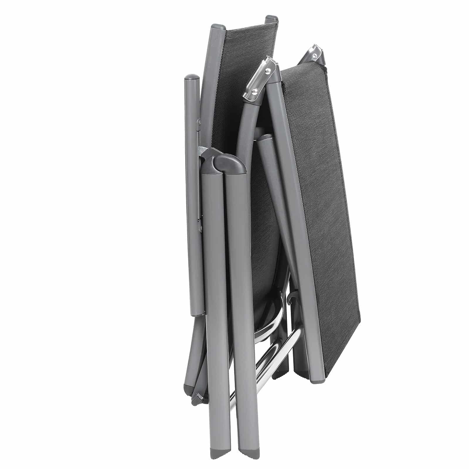 Sonnenliege mit Auflage Schwarz-B34GCB24BK Sonnenliege mit Auflage Schwarz-B34GCB24BK