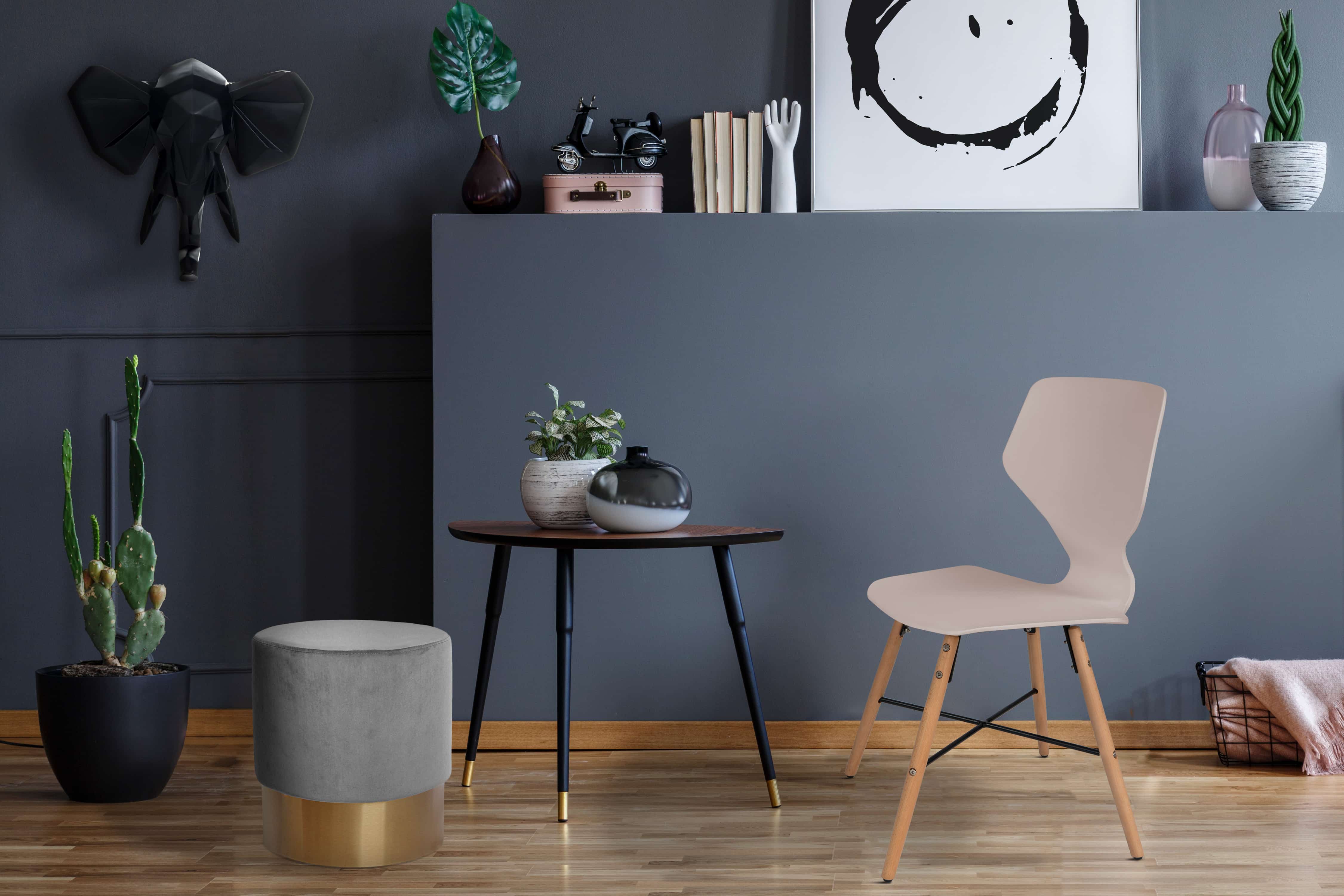 Stuhl Charlie 110 4er-Set Beige Stuhl Charlie 110 4er-Set Beige