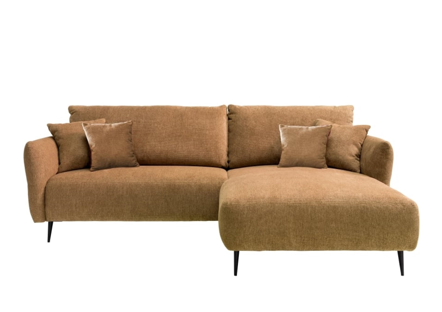 Benformato_Vanilla_2AF-RECAF_9760_ZK9760-3 Gewürzte Eleganz: Ecksofa Vardo in Curryfarbenem Mikrofaserdesign von Benformato