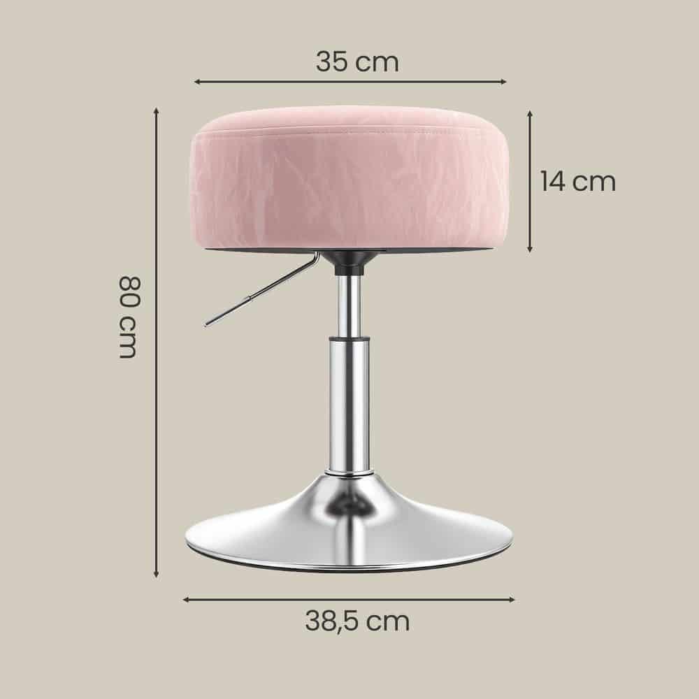 Sitzhocker, Schminkstuhl, höhenverstellbar