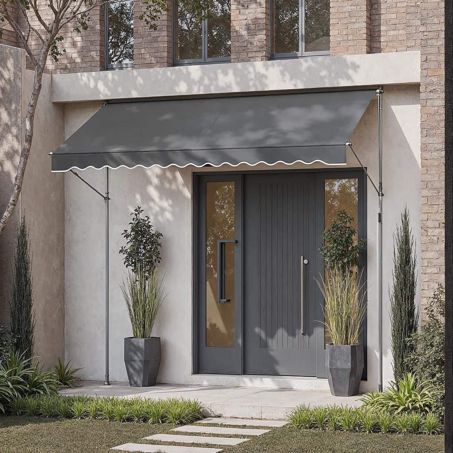 Klemmmarkise, Balkonmarkise, höhenverstellbar Klemmmarkise, Balkonmarkise, höhenverstellbar