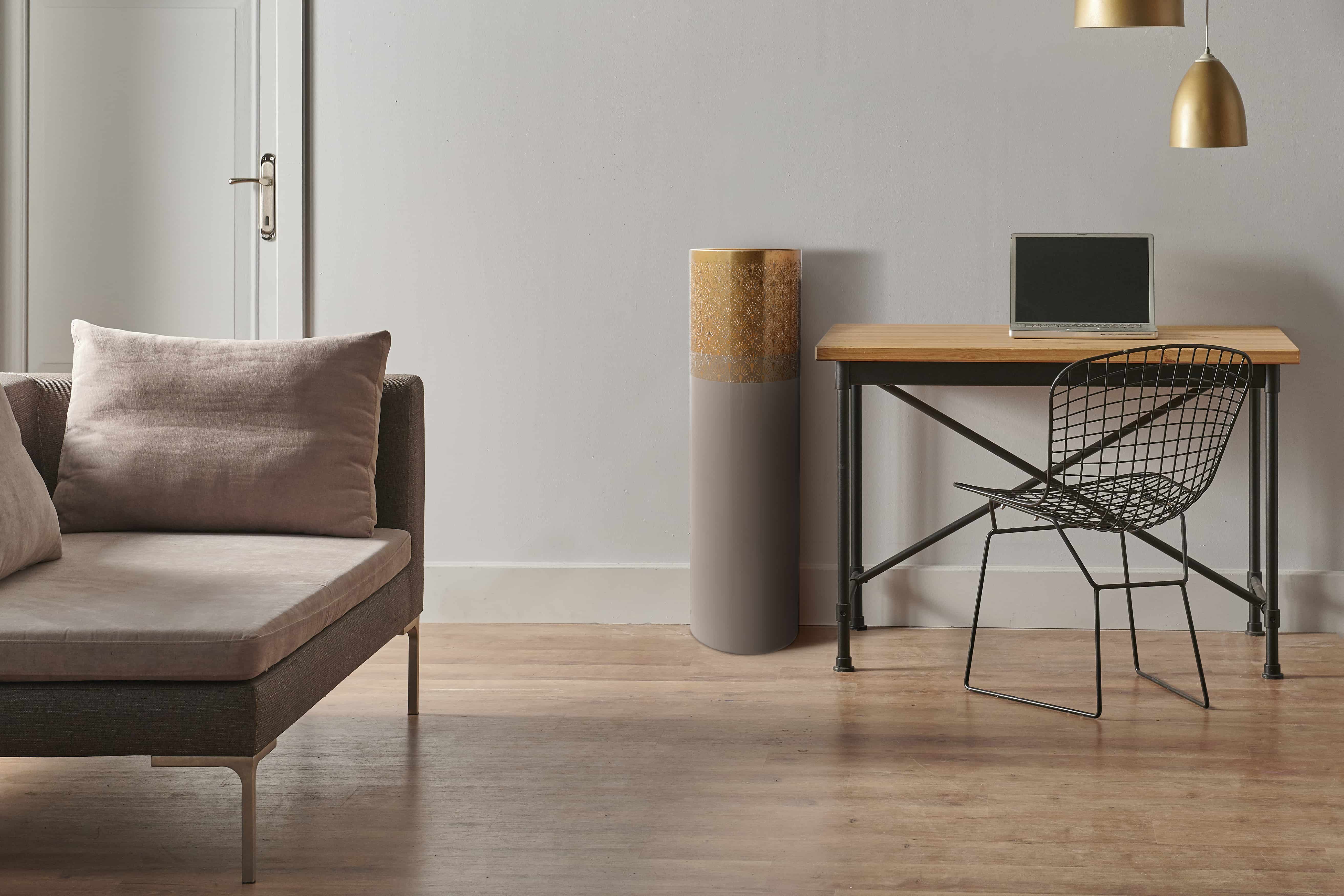 Bodenvase Art Deco 1115 Taupe / Gold Bodenvase Art Deco 1115 Taupe / Gold