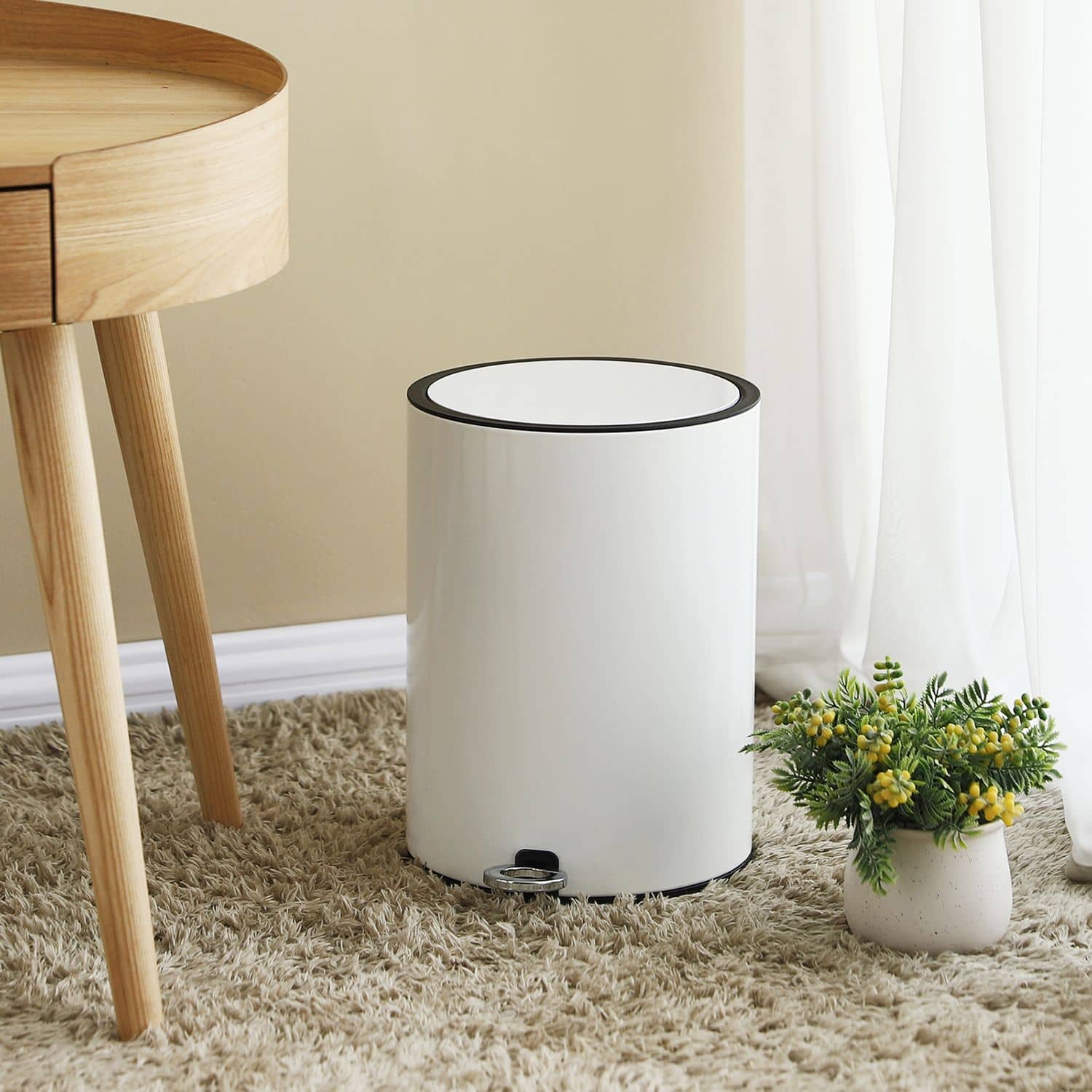 Kleiner Mülleimer fürs Bad 3 L-LTB11WT Kleiner Mülleimer fürs Bad 3 L-LTB11WT