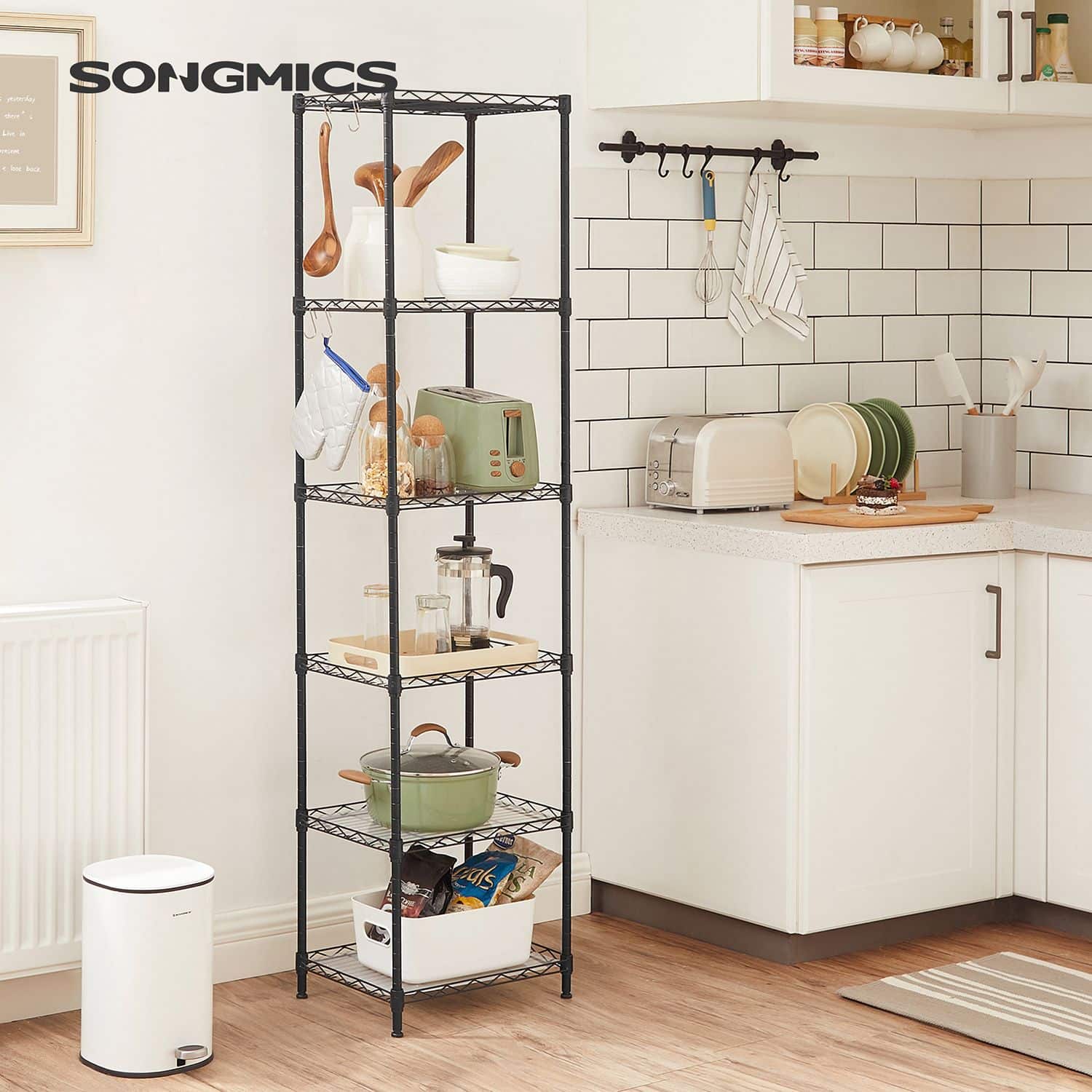 Küchenregal mit 6 Ebenen-LGR116B01 Küchenregal mit 6 Ebenen-LGR116B01