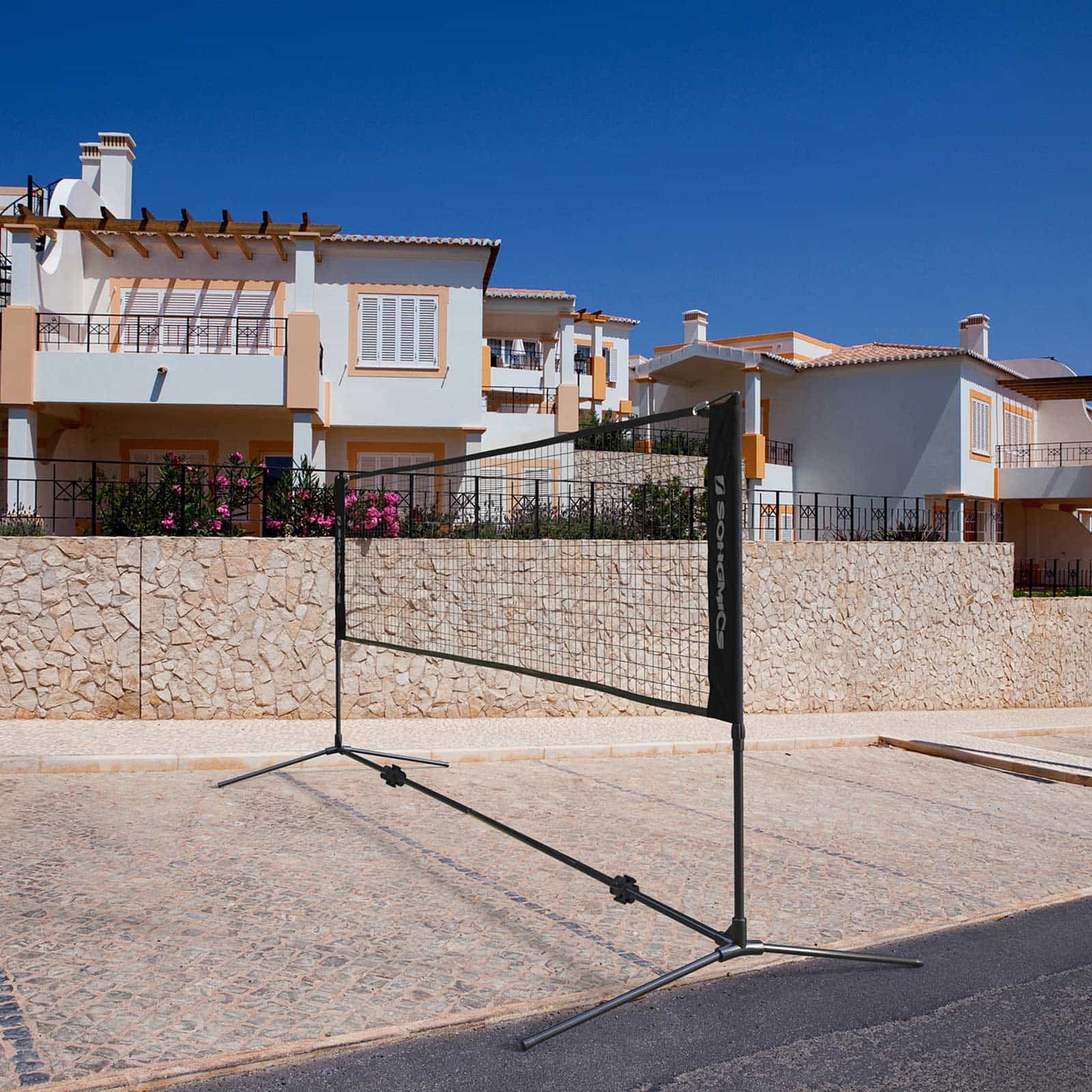 Badmintonnetz-Set Schwarz-SYQ500HV1