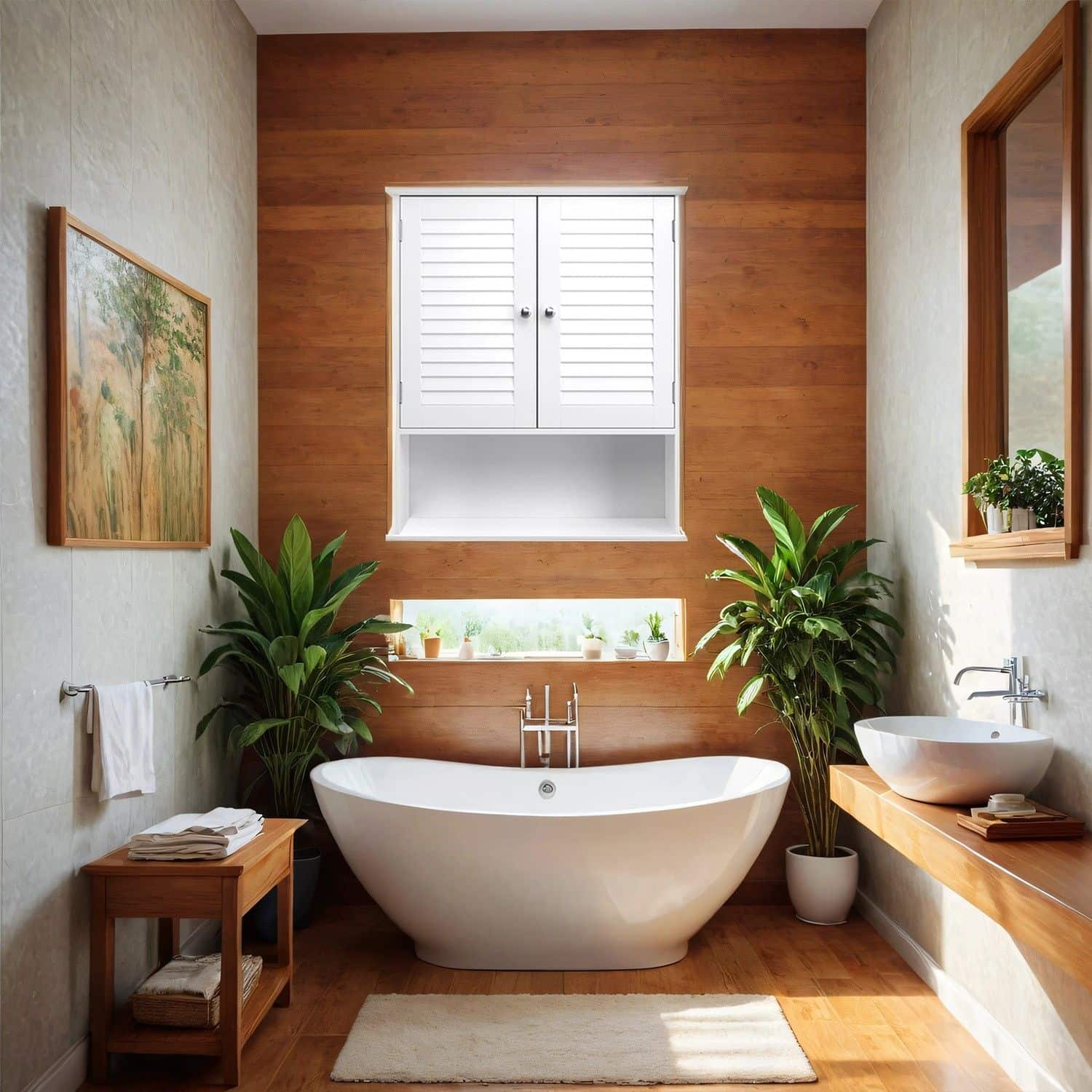 Badezimmerschrank, Wandschrank, Medizinschrank mit verstellbarem Einlegeboden Badezimmerschrank, Wandschrank, Medizinschrank mit verstellbarem Einlegeboden