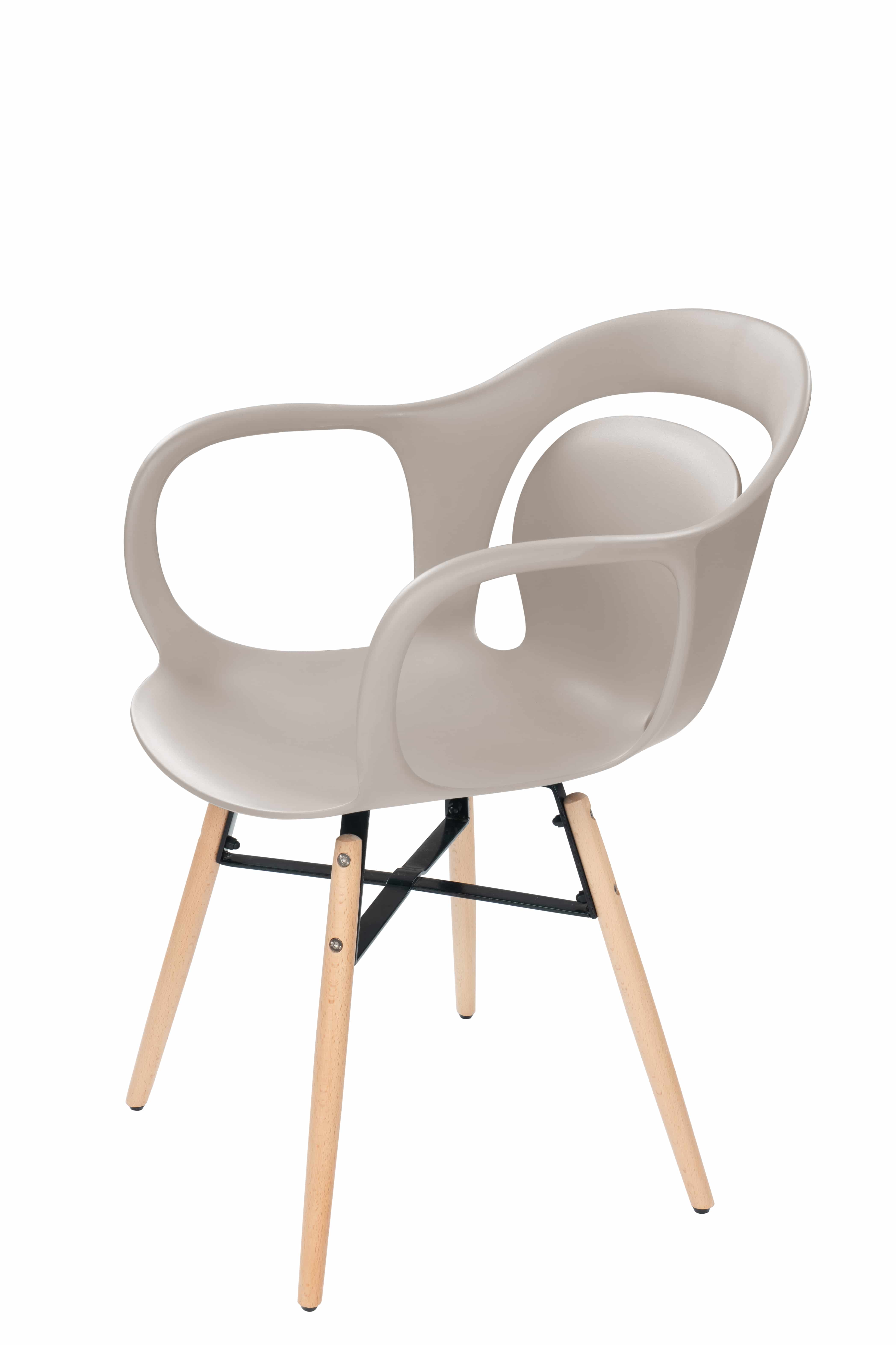 Stuhl Chuck 110 4er-Set Beige