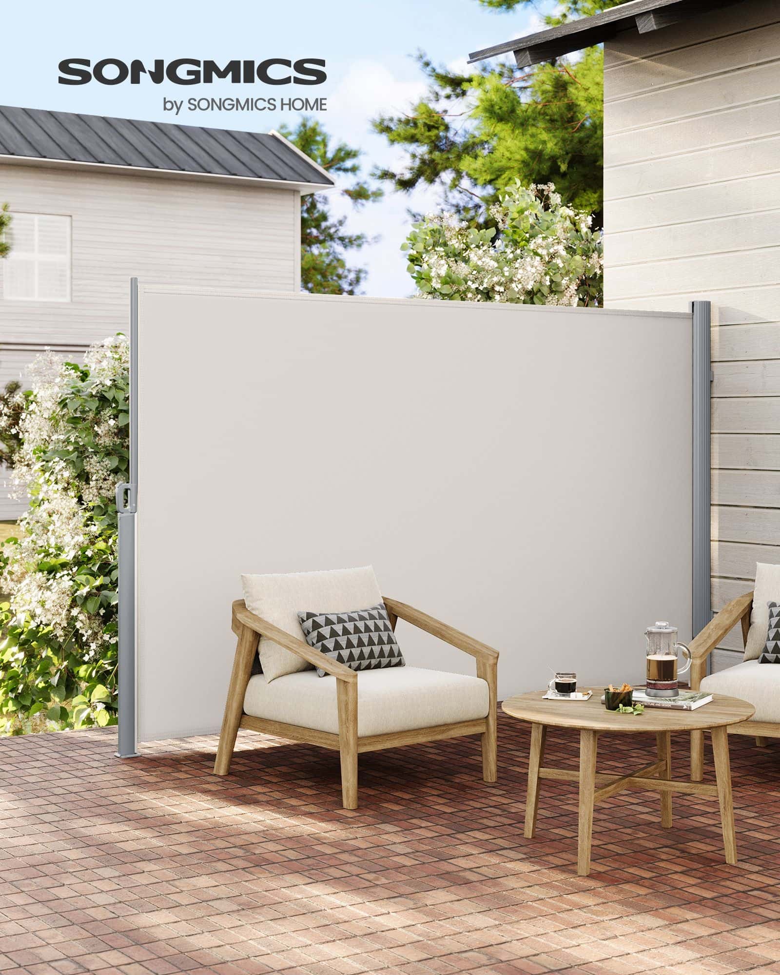 Seitenmarkise für Sicht- und Sonnenschutz Seitenmarkise für Sicht- und Sonnenschutz