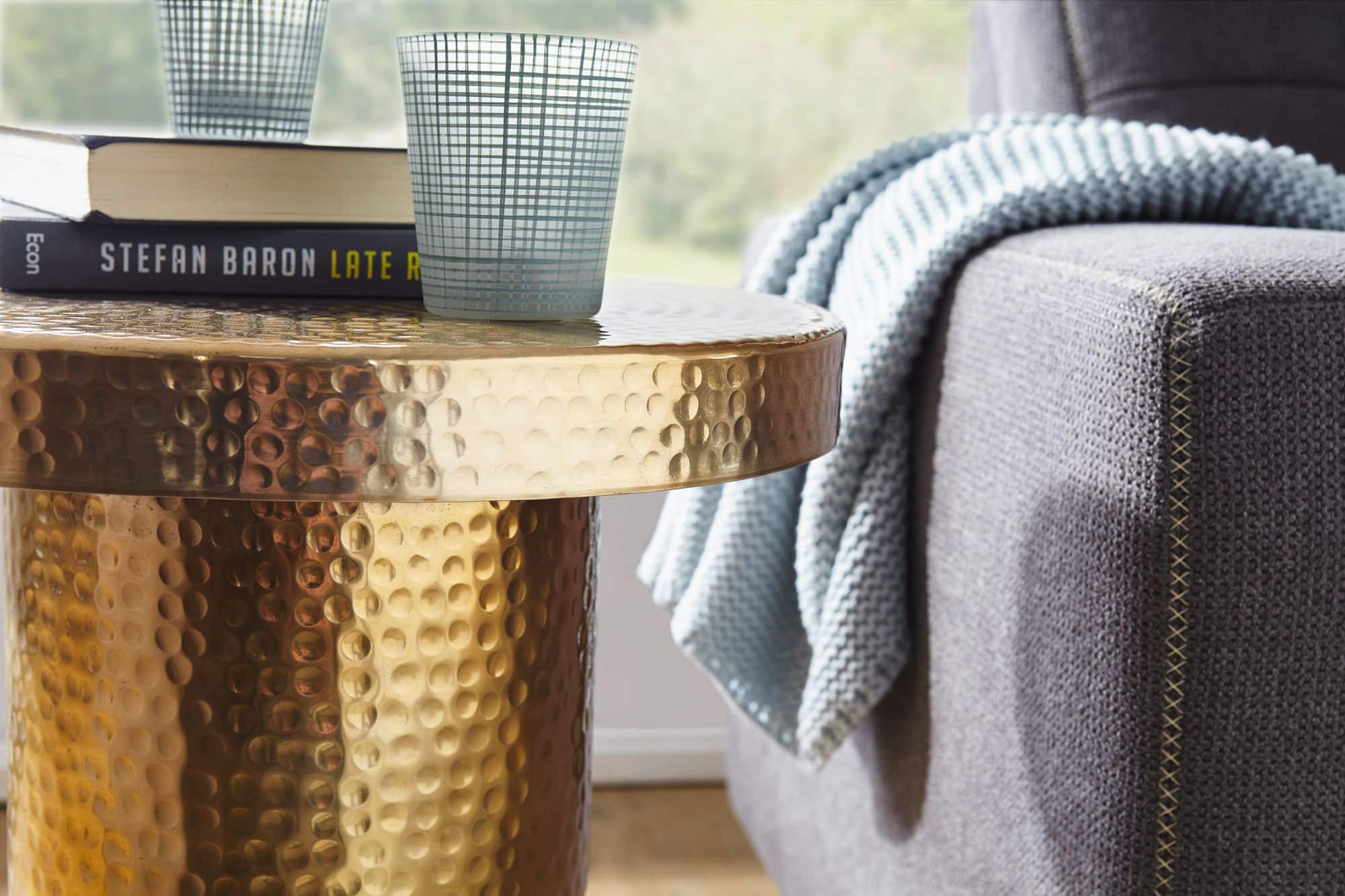 46289-WOHNLING-Beistelltisch-43x43x59-cm-Aluminiu_4 Design Beistelltisch 43x59x43 cm Aluminium Gold