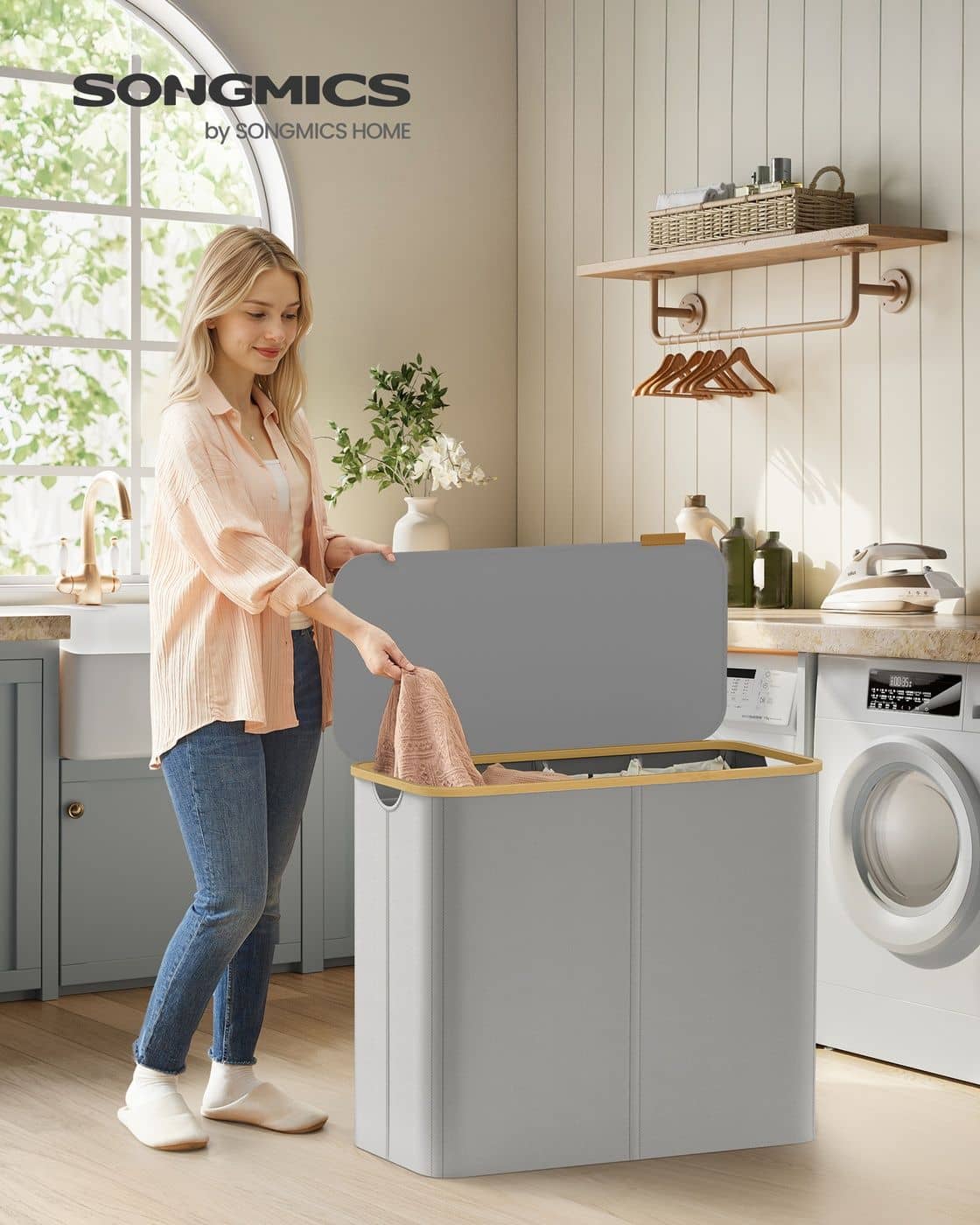 Wäschekorb mit Deckel