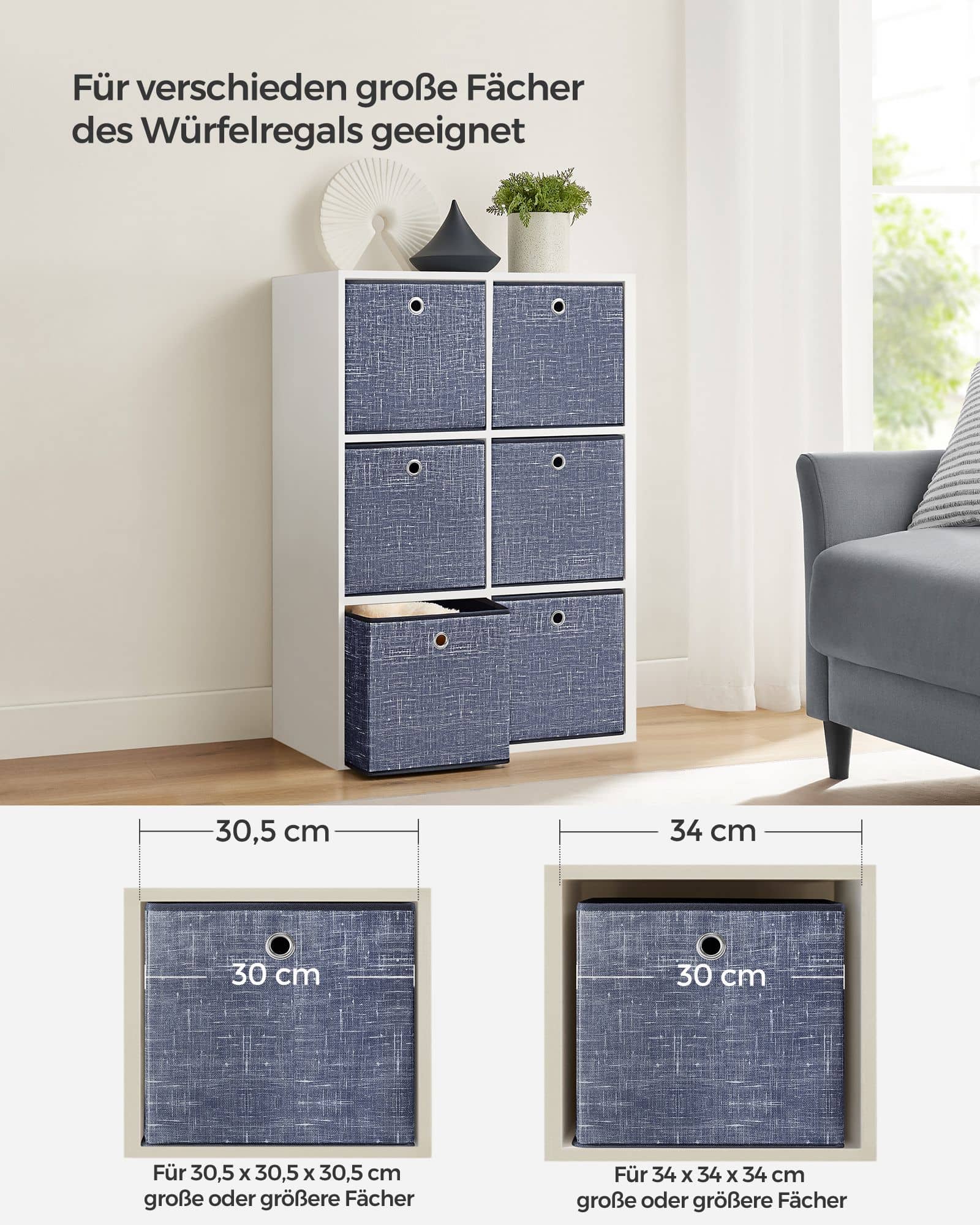 Aufbewahrungsbox 6er Set nebelblau-RFB006I01