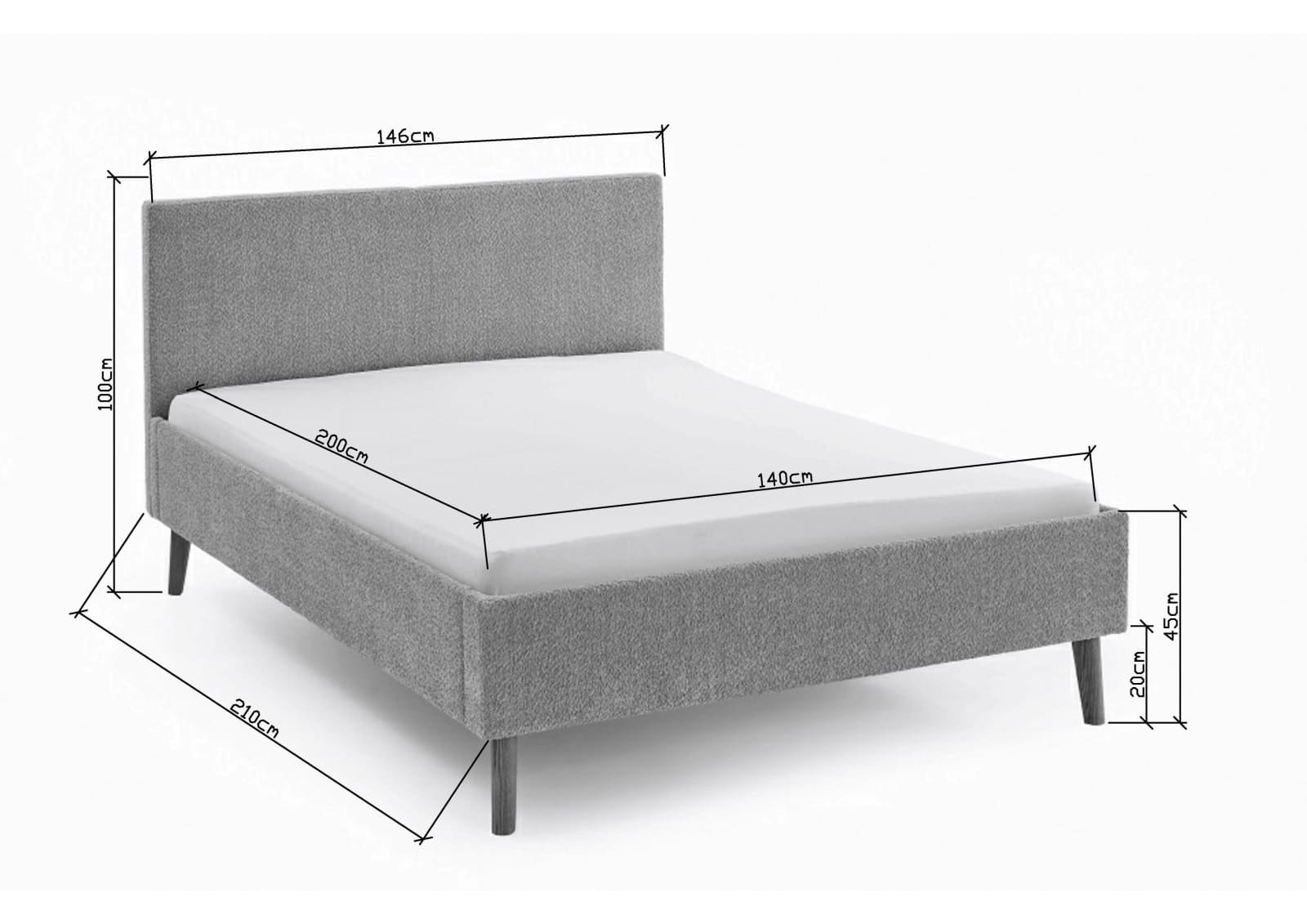 Polsterbett Avola by Meise – Elegantes Breitcord Bettgestell in Beige | 140x200 cm | Massivholzfüße Polsterbett Avola by Meise – Elegantes Breitcord Bettgestell in Beige | 140x200 cm | Massivholzfüße