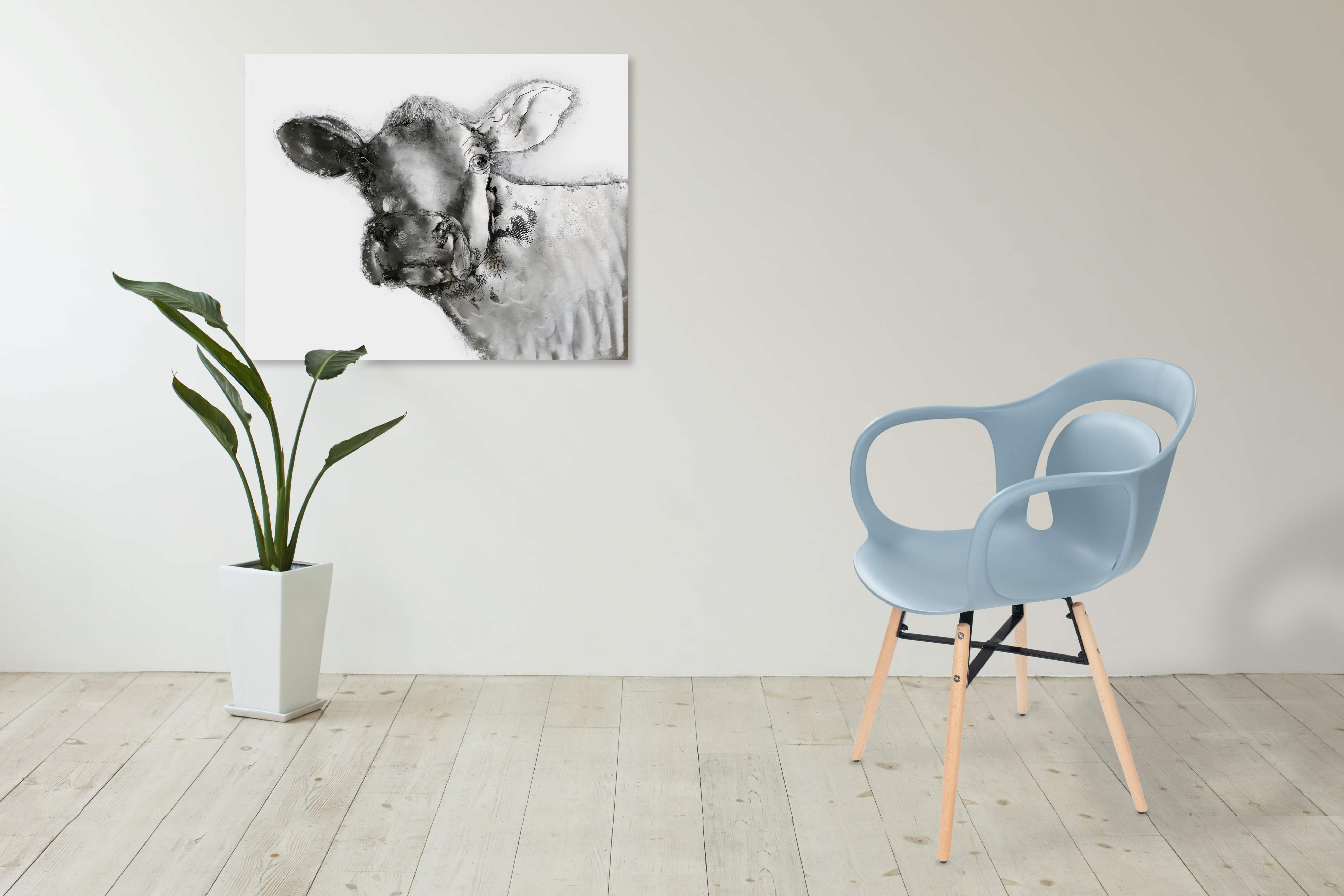 Stuhl Chuck 110 4er-Set Graublau Stuhl Chuck 110 4er-Set Graublau