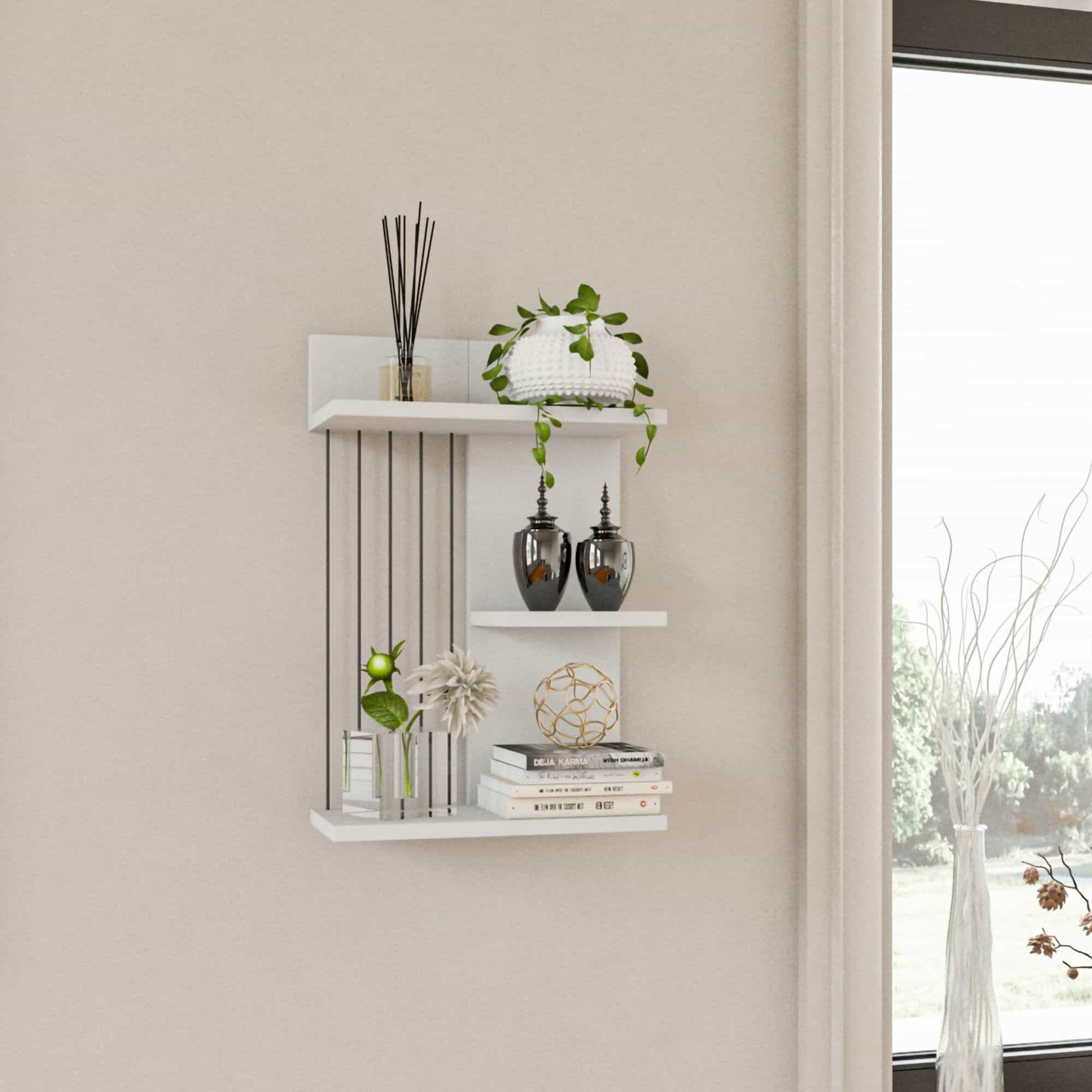 Kinik - weiß - Wandregal Kinik - weiß - Wandregal