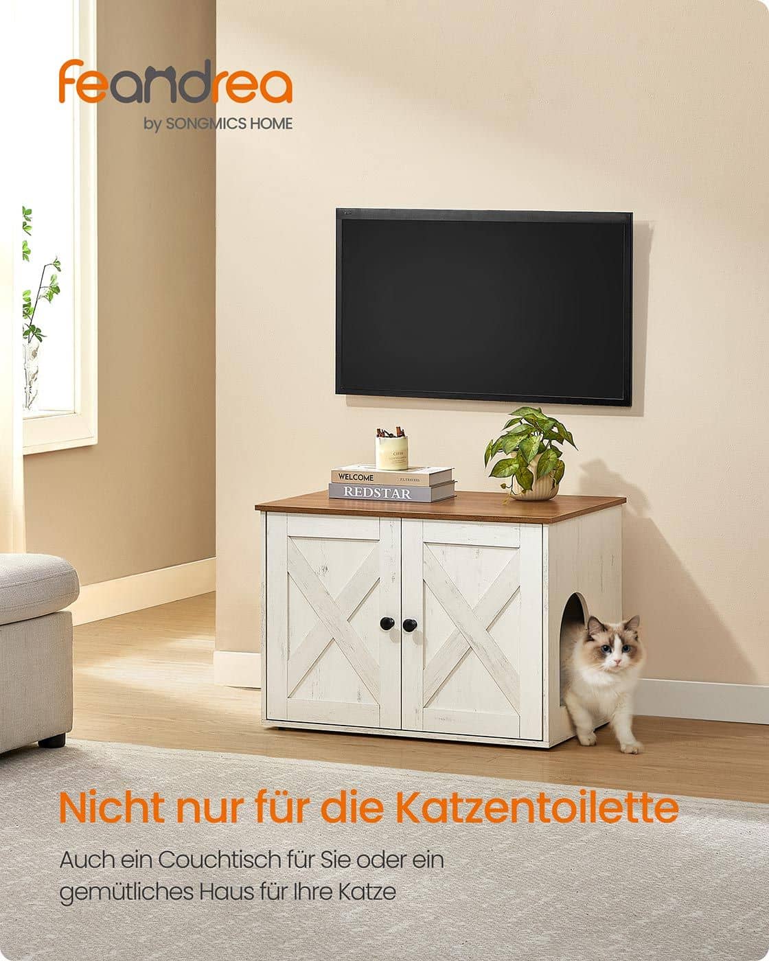 Katzenklo-Schrank mit Türen Katzenklo-Schrank mit Türen