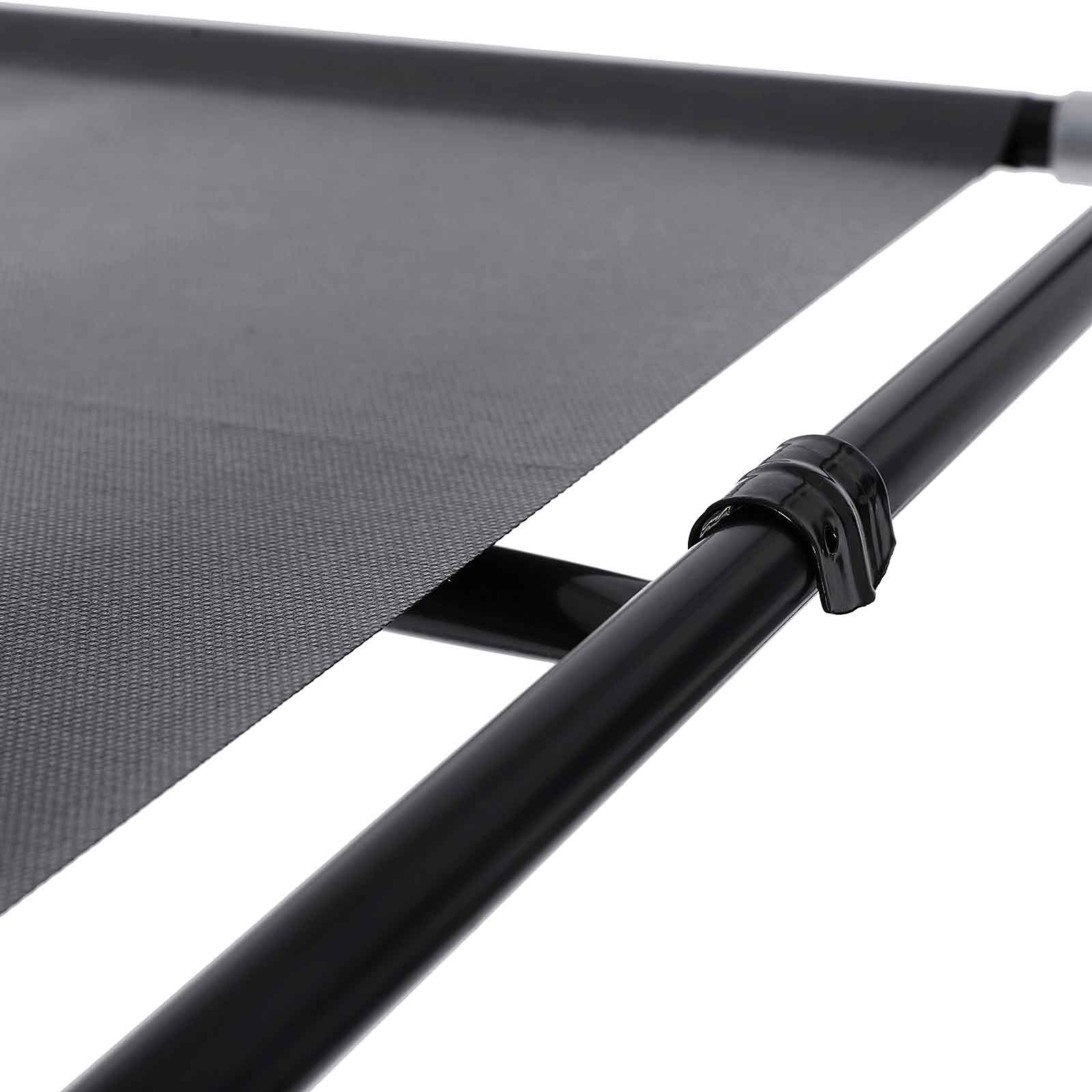 Stoffschrank 160 x 75 cm Schwarz-RYG83H Stoffschrank 160 x 75 cm Schwarz-RYG83H