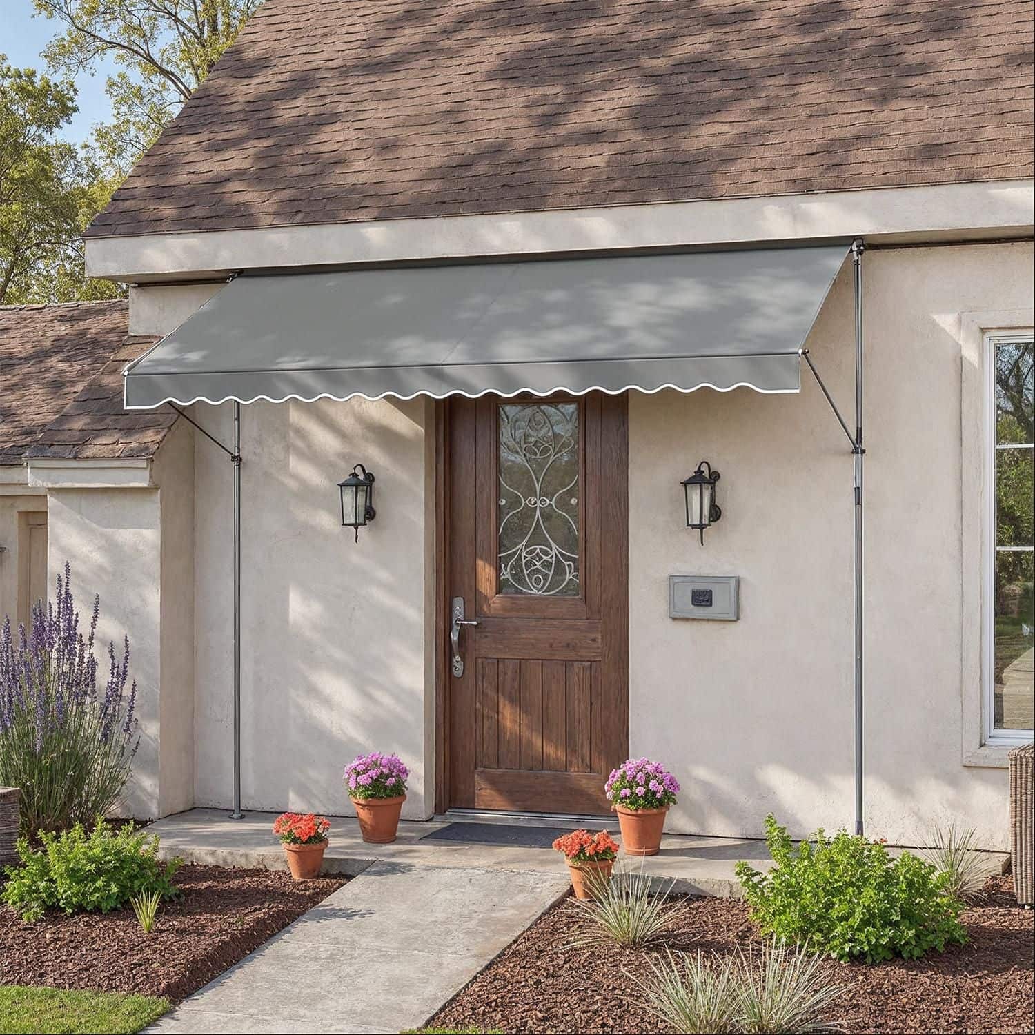 Klemmmarkise, Balkonmarkise, höhenverstellbar