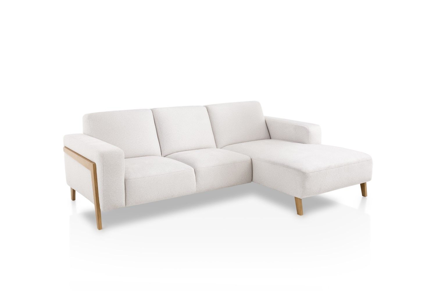 Sofa Starr von Exxpo Beige mit optionalem Hocker Sofa Starr von Exxpo Beige mit optionalem Hocker