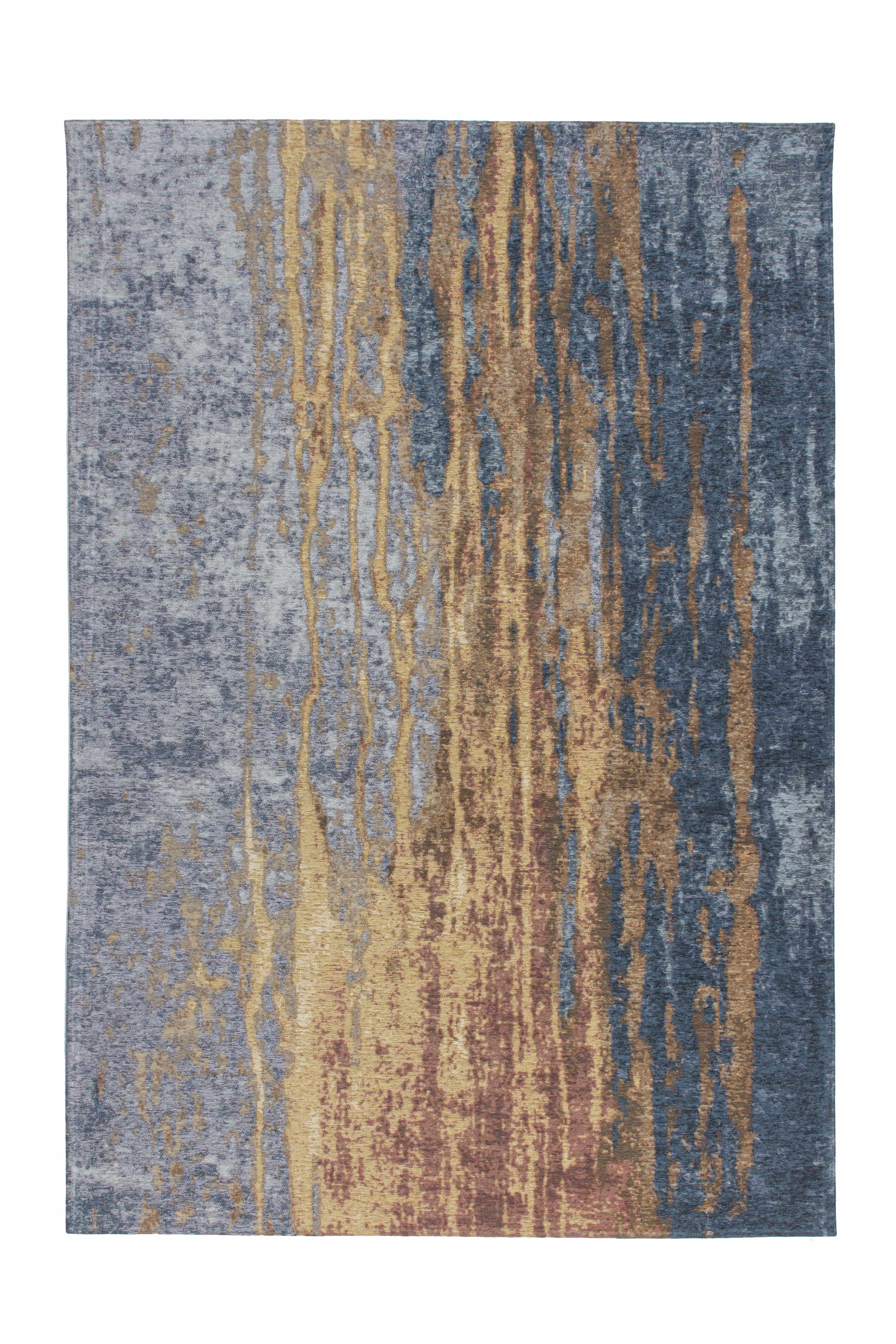 Teppich Blaze 300 Beige / Blau 75cm x 150cm | Jacquard-Teppich  Teppich Blaze 300 Beige / Blau 75cm x 150cm | Jacquard-Teppich