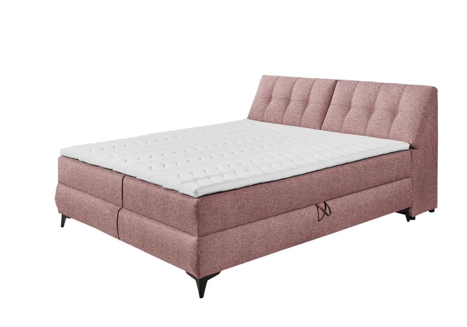 Atlantis-180_Lumos-52-flamingo_o-Kissen Stilvoll Schlafen: Flamingofarbenes Boxbett - Myhomelando