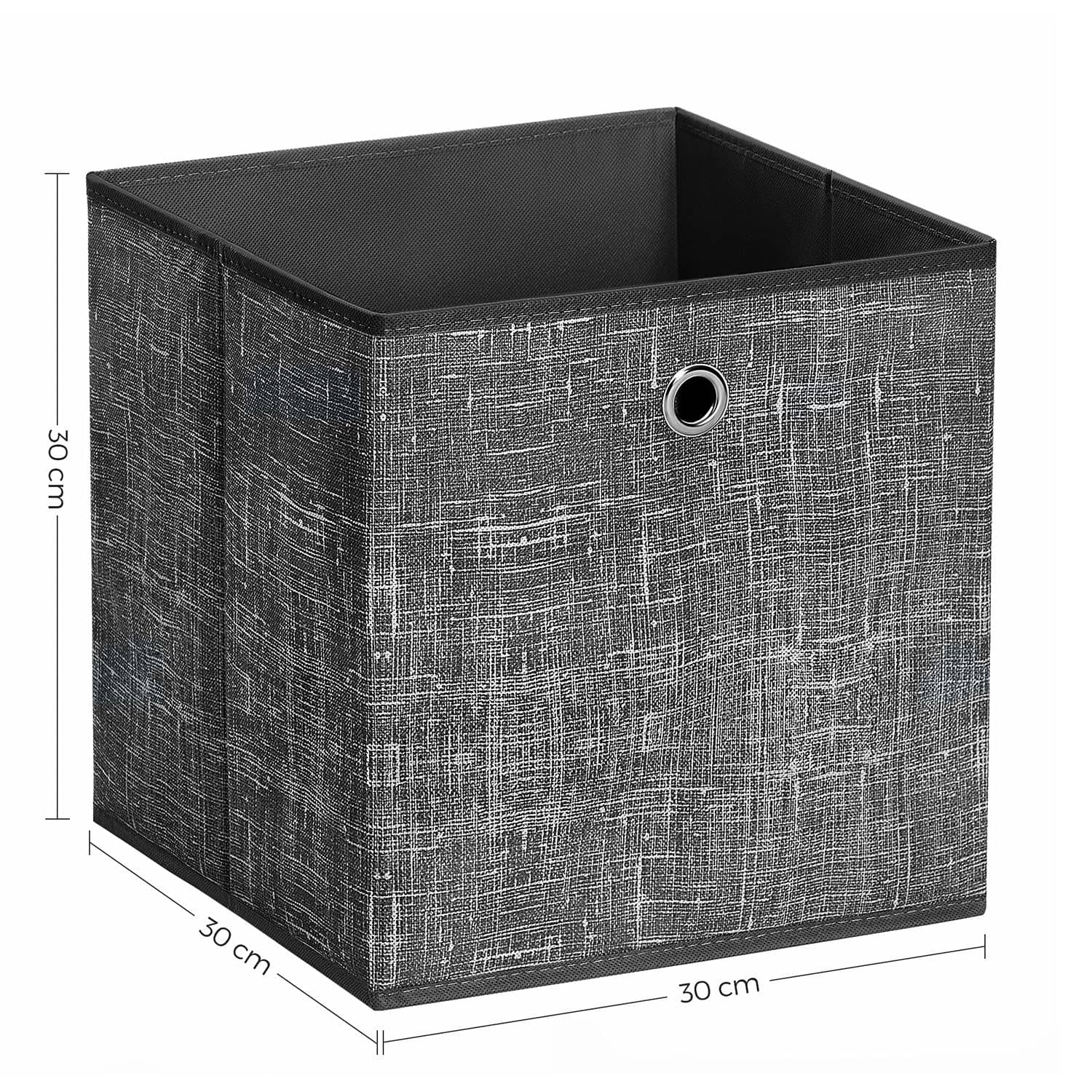 Aufbewahrungsboxen 6er Set Schwarz-RFB006B01 Aufbewahrungsboxen 6er Set Schwarz-RFB006B01