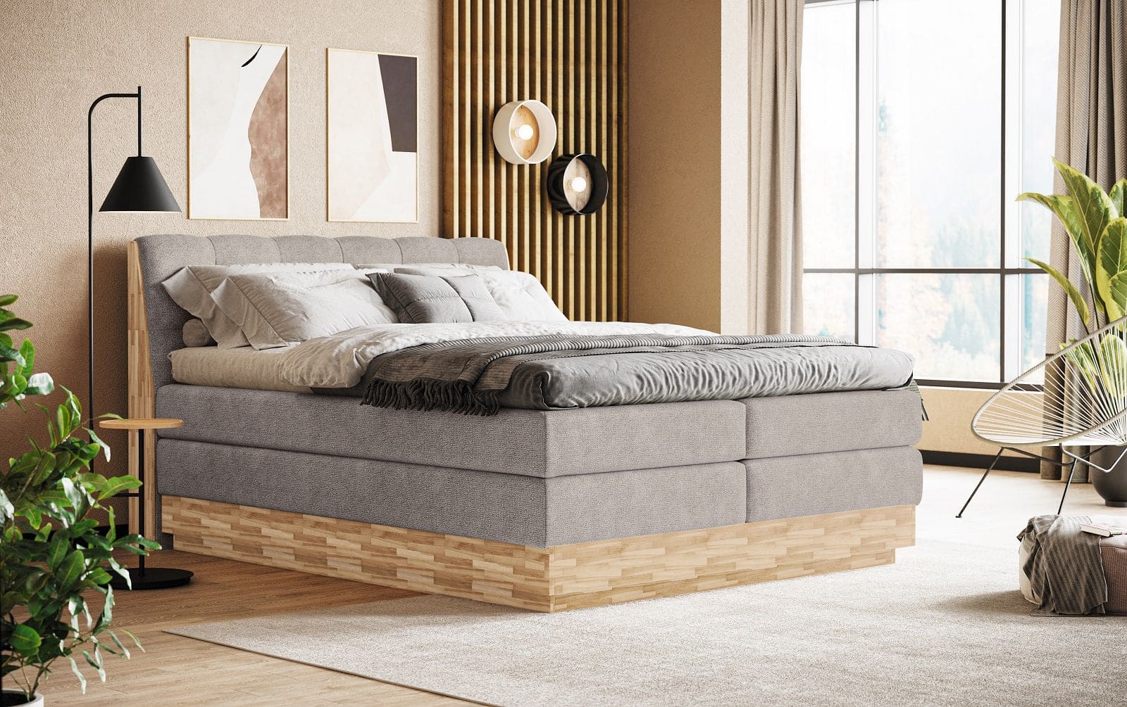 Boxspringbett Melissa Orlando – Cotta Premium Komfort Boxspringbett Melissa Orlando – Cotta Premium Komfort