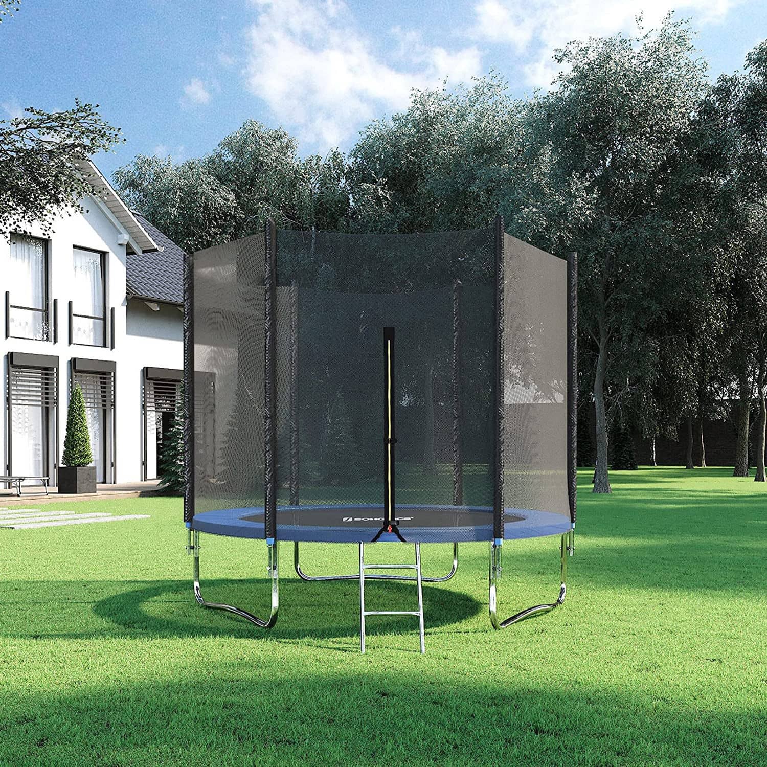 Trampolin-Sicherheitsnetz und Randabdeckung Ø 244 cm-STN008Q01 Trampolin-Sicherheitsnetz und Randabdeckung Ø 244 cm-STN008Q01