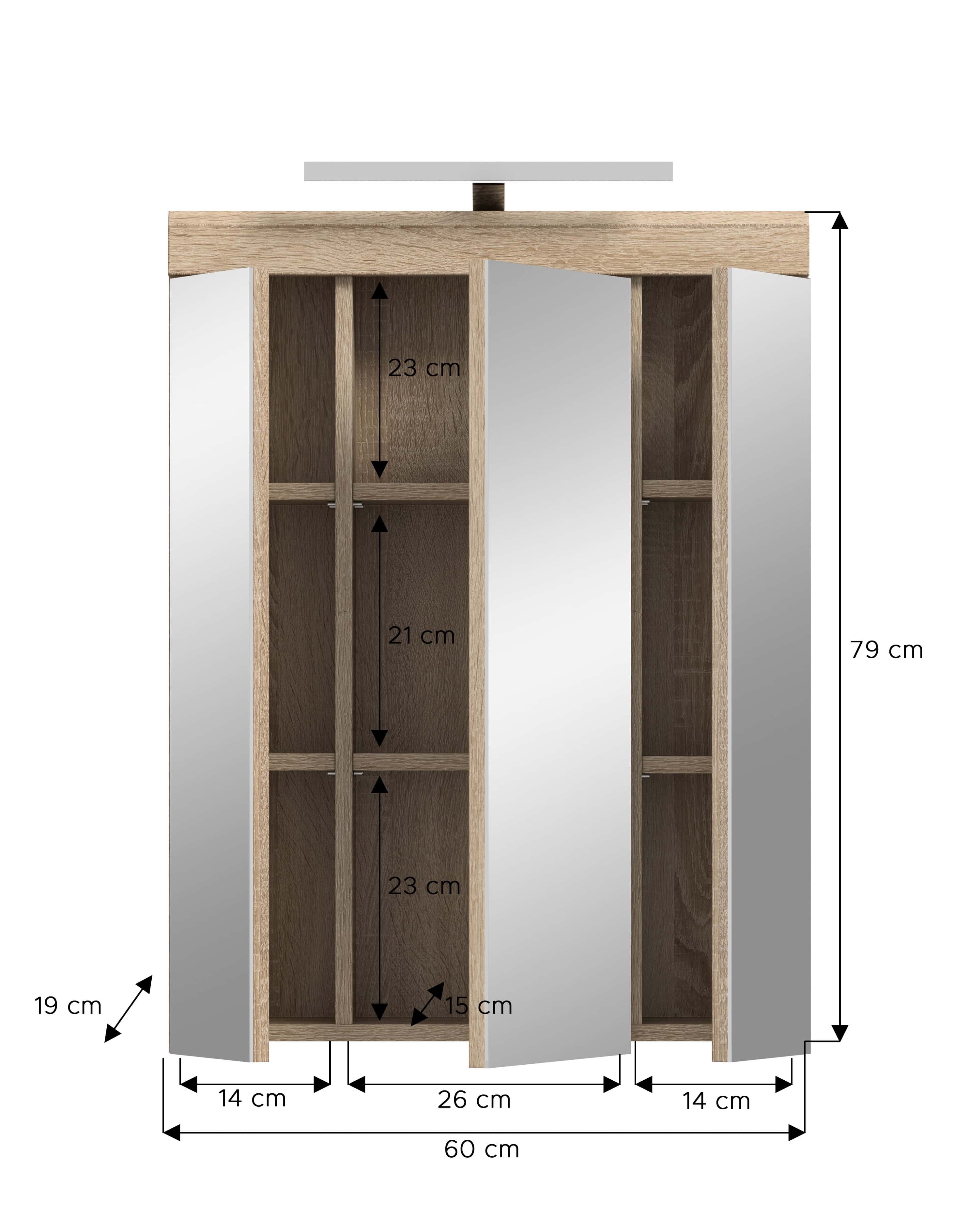 Lambada Spiegelschrank inkl. Beleuchtung Lambada Spiegelschrank inkl. Beleuchtung