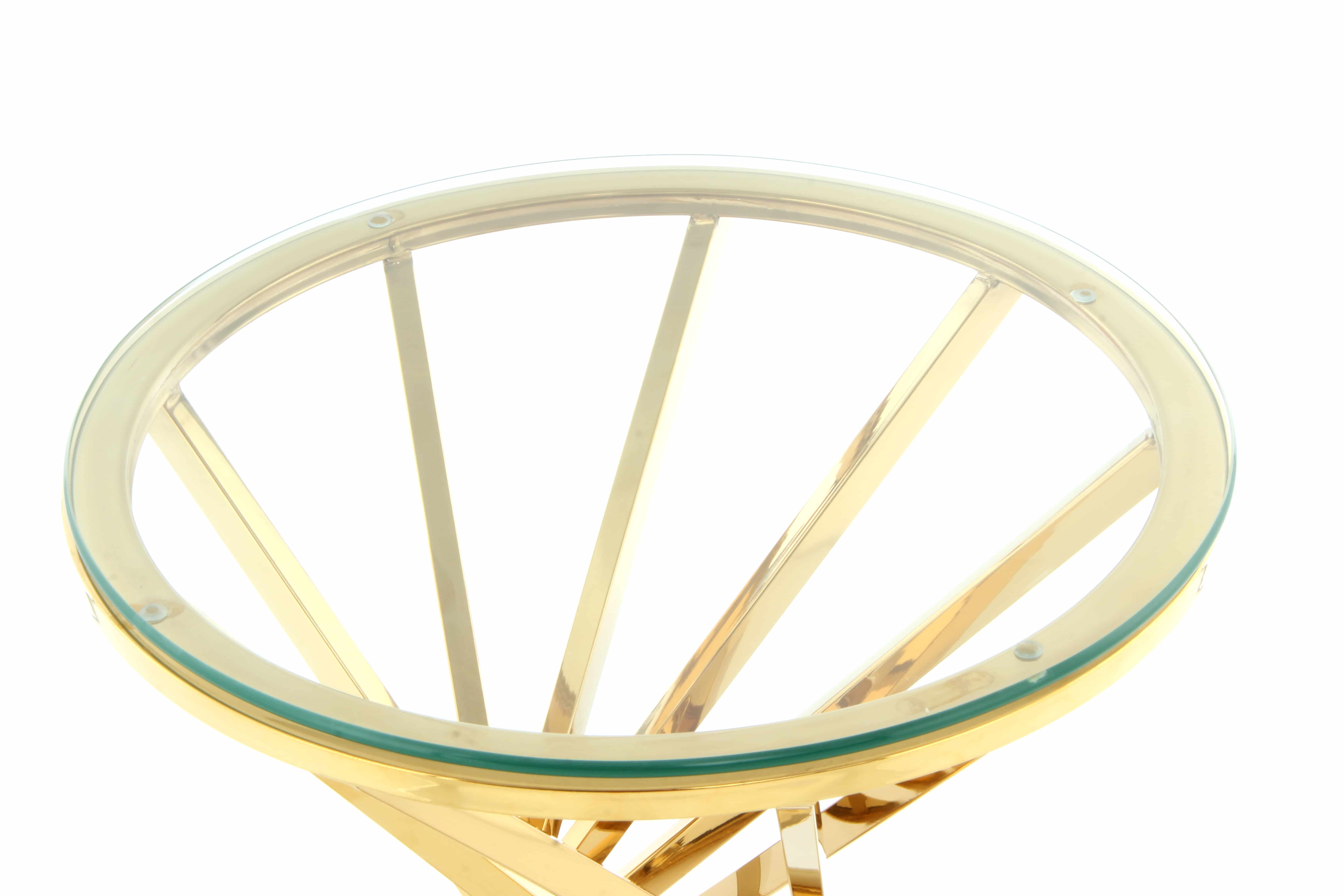 Beistelltisch Wesley 225 Schwarz / Silber Beistelltisch Wesley 225 Schwarz / Silber