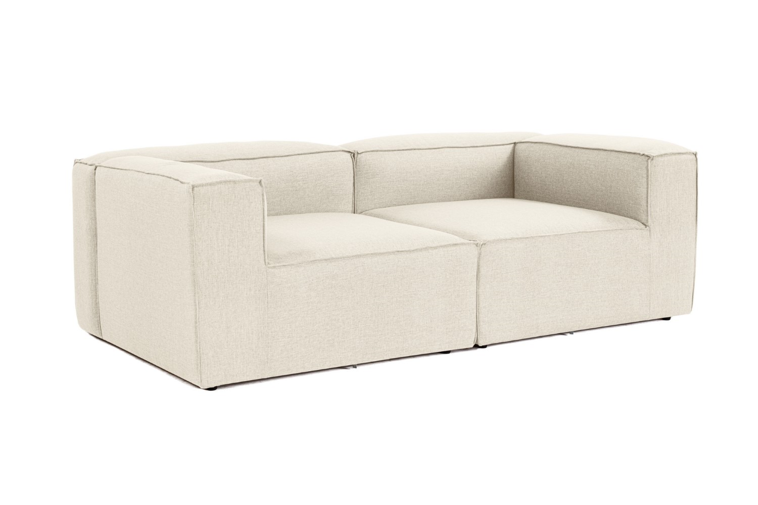 2-Sitzer Sofa Fora – Mikrofaser Linen
