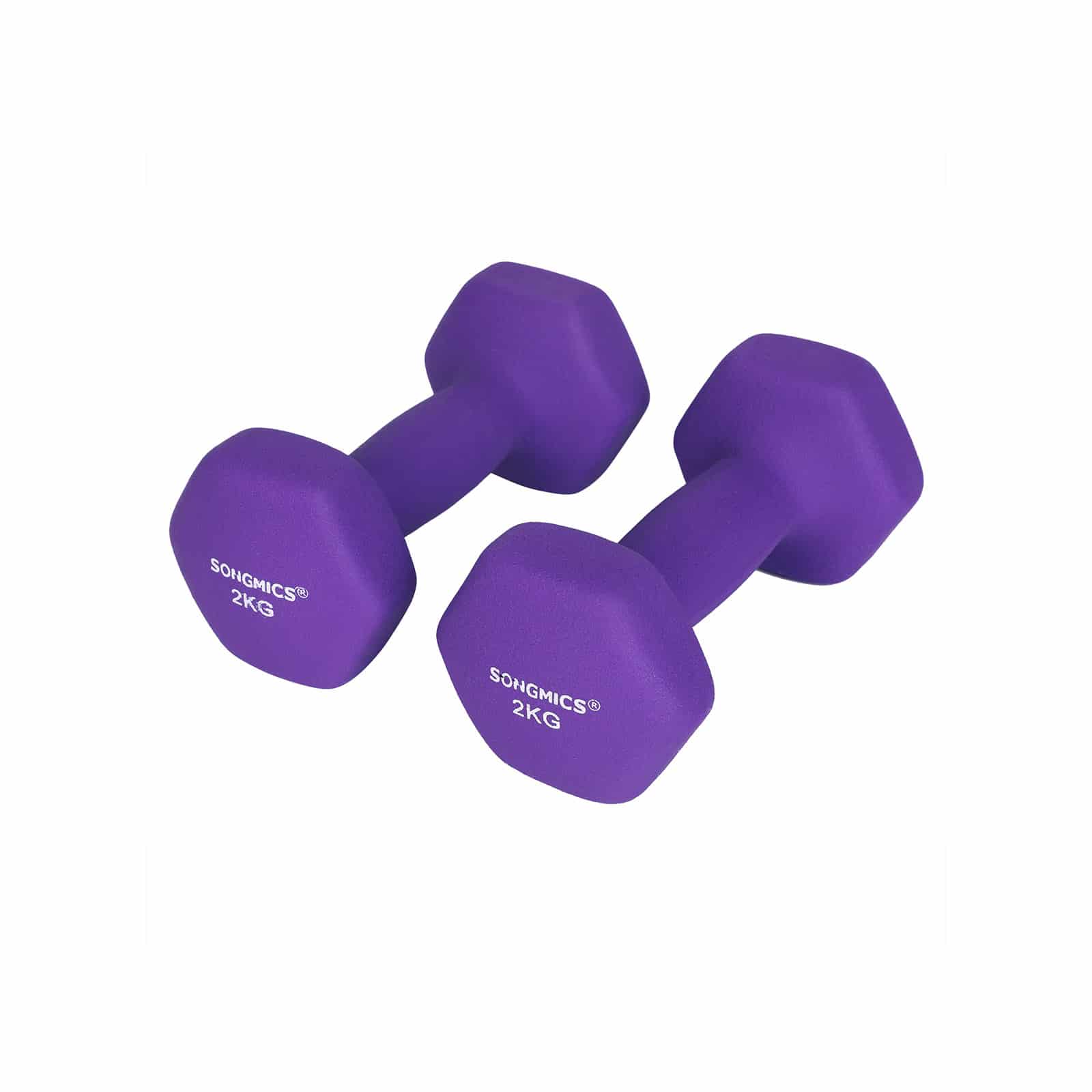 Hantel-Set 2 x 2 kg Lila-SYL64PL