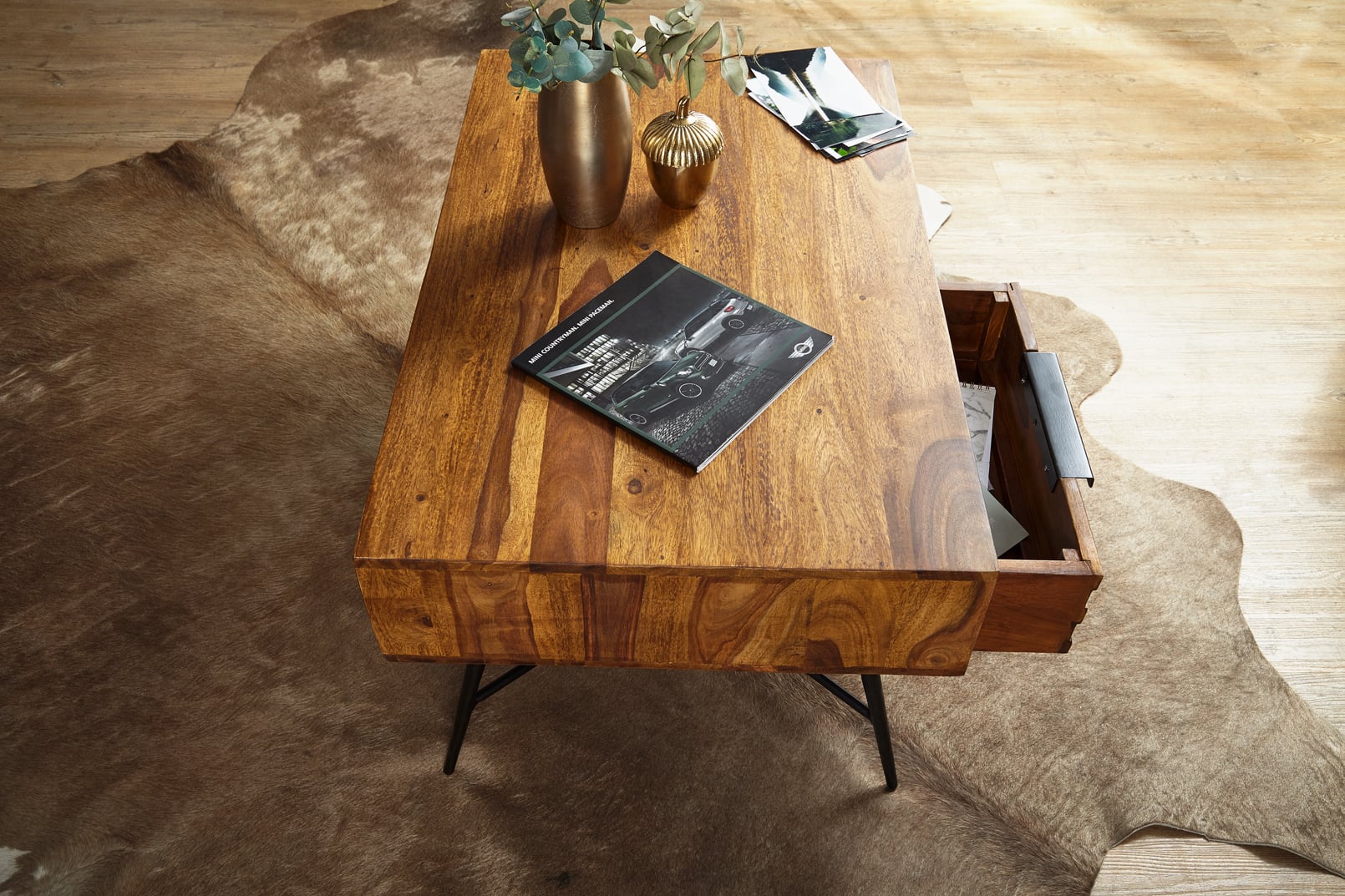 47225-WOHNLING-Couchtisch-NISHAN-90x55x41-cm-Shee_6 Couchtisch Nishan 87 × 55 × 41 cm – Wohnling Sheesham