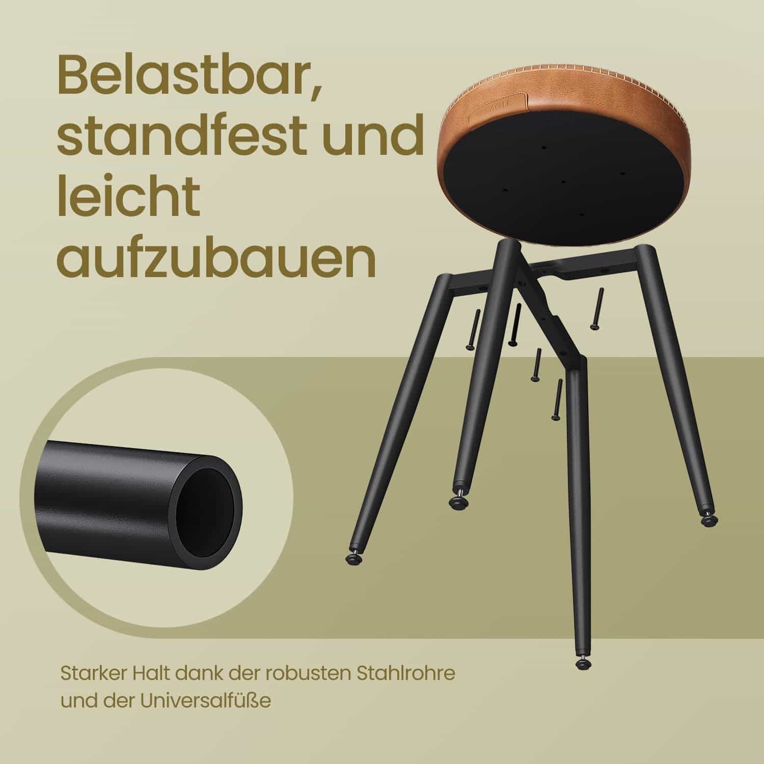 2er Set EKHO Kollektion - Esszimmerstühle karamellbraun 2er Set EKHO Kollektion - Esszimmerstühle karamellbraun