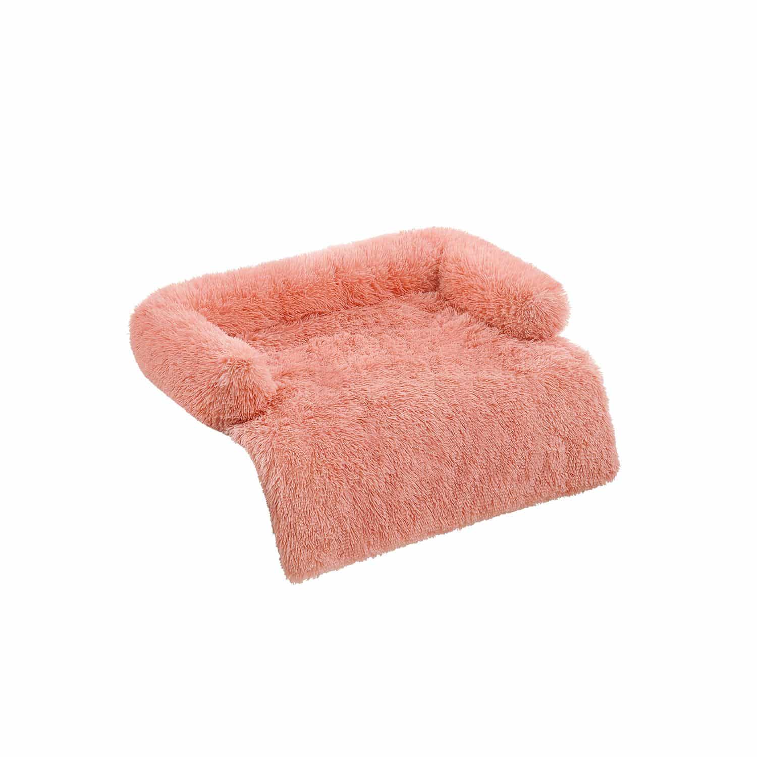 Hundebett XL Plüsch 110 x 95 x 18 cm rosa Hundebett XL Plüsch 110 x 95 x 18 cm rosa