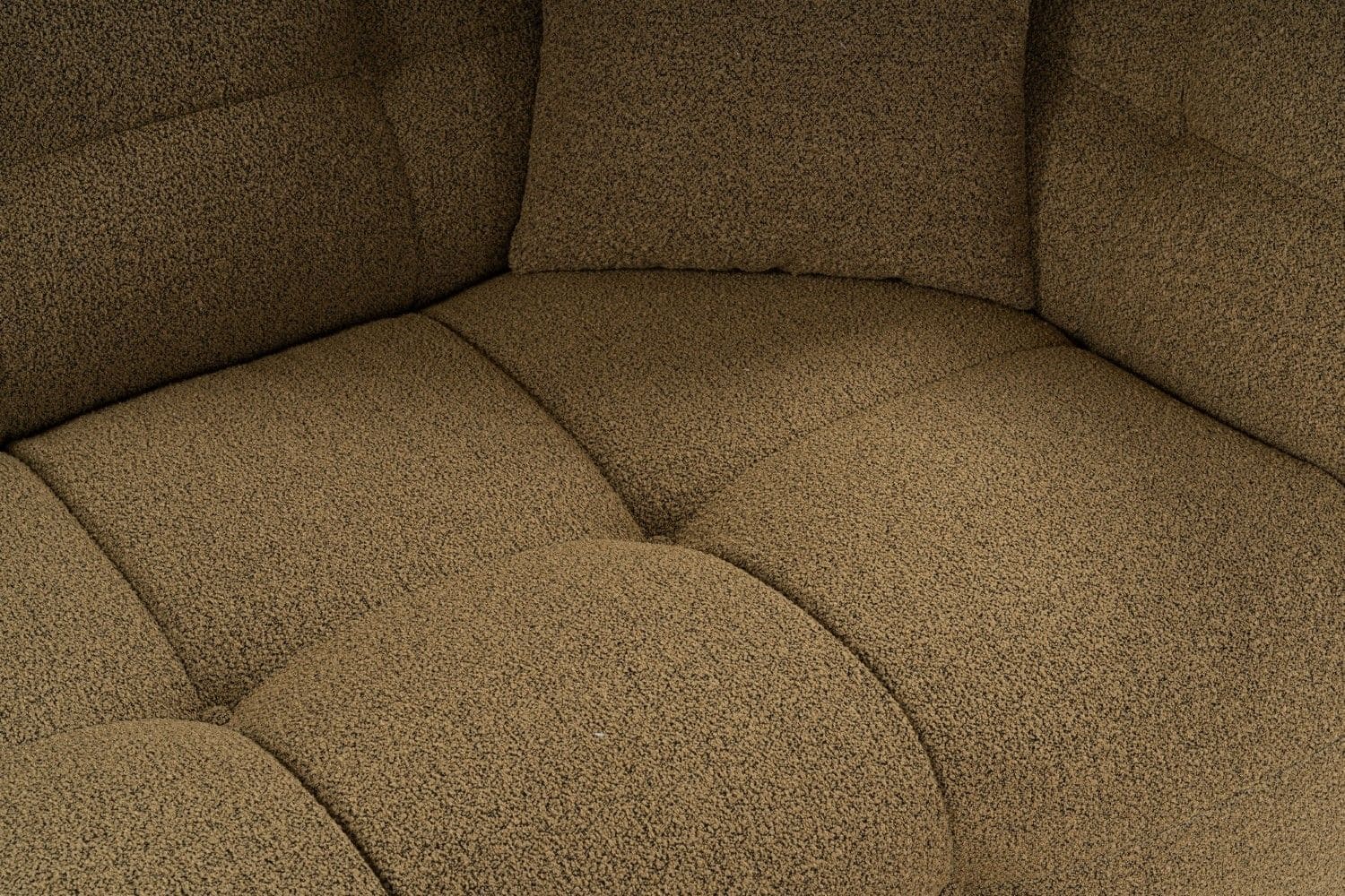 Sofa Cady 2-Sitzer Khaki – Mikrofaser Flock Sofa Cady 2-Sitzer Khaki – Mikrofaser Flock