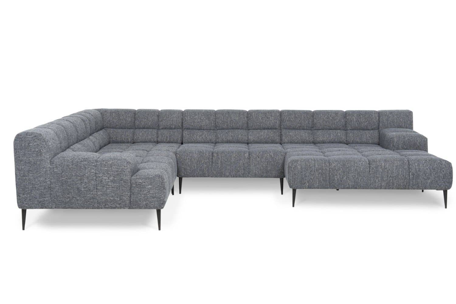 Wohnlandschaft Liam von designwerk – moderne Flachgewebe-Wohnlandschaft mit Sitztiefenverstellung