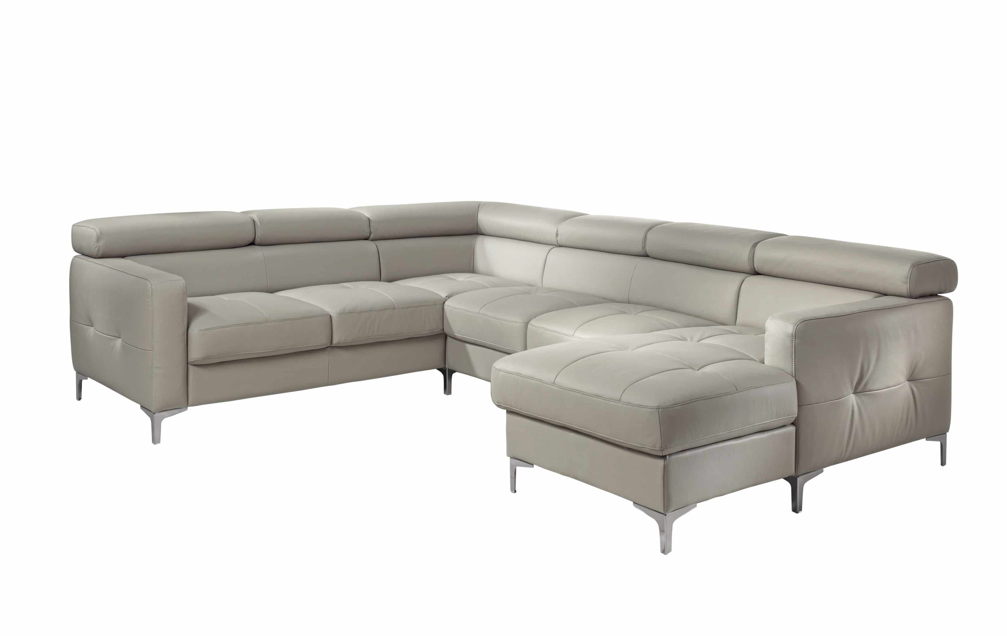 Echtleder Wohnlandschaft Sammy mit Schlaffunktion & Bettkasten - Cotta Echtleder Wohnlandschaft Sammy mit Schlaffunktion & Bettkasten - Cotta