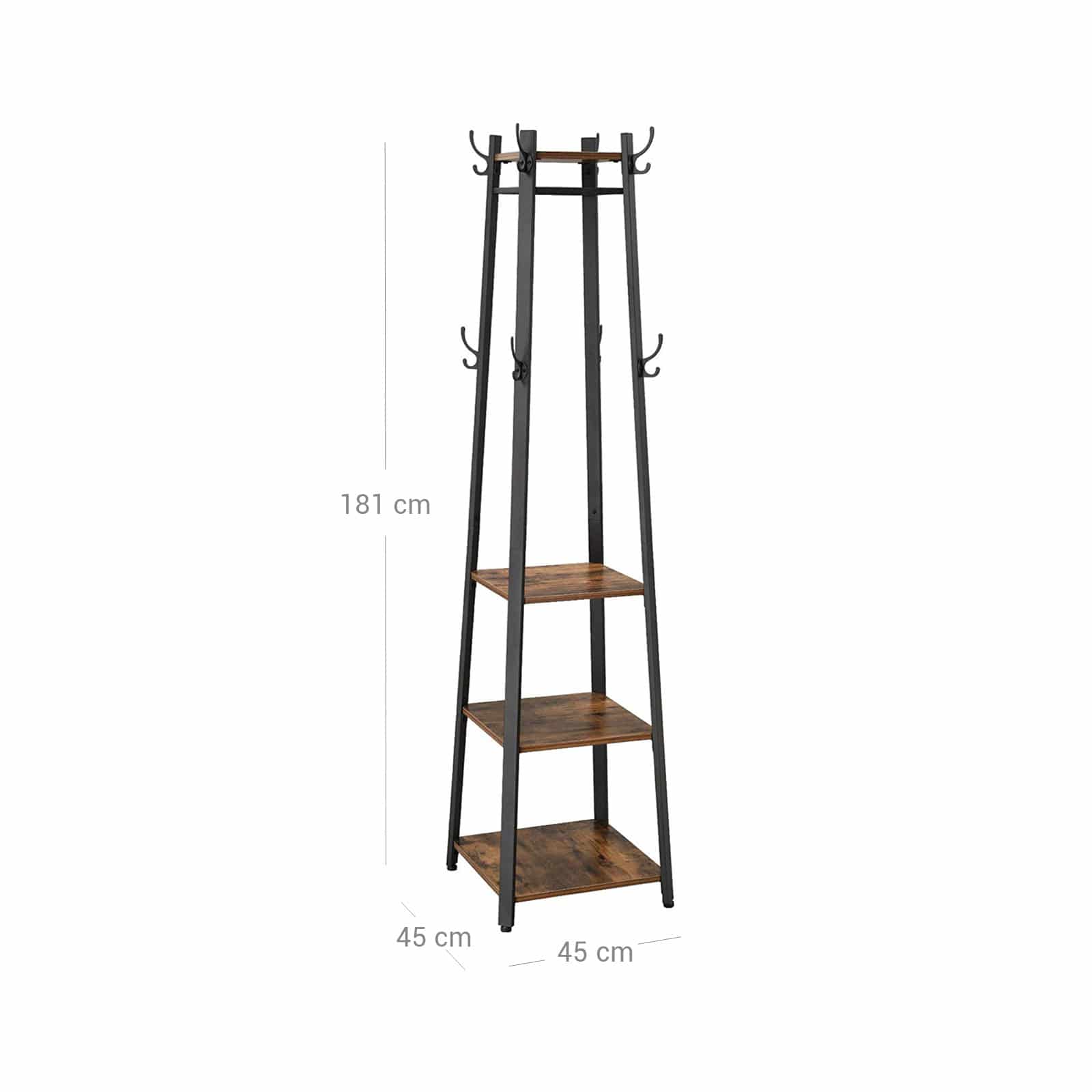 Industriestil Garderobenständer-B34LCR80X Industriestil Garderobenständer-B34LCR80X