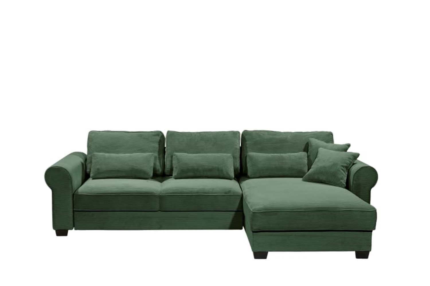 Ecksofa Angelina - Schlafsofa mit Bettkasten und Nosagfederung in Breitcord - ED Exciting Design Ecksofa Angelina - Schlafsofa mit Bettkasten und Nosagfederung in Breitcord - ED Exciting Design